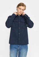 Revolution Worker Overshirt Overshirts Navy