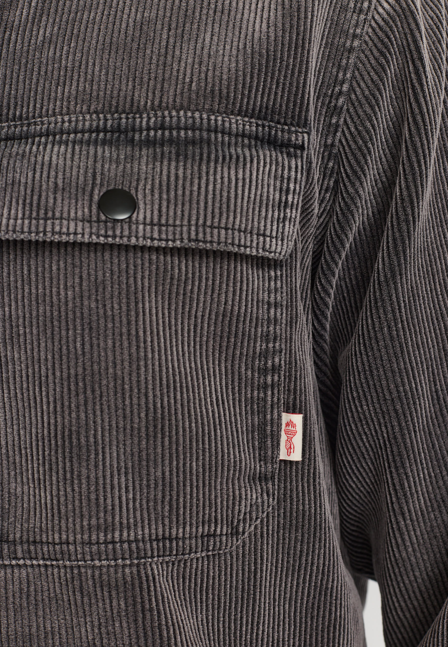 Revolution Worker Overshirt Overshirts Darkgrey