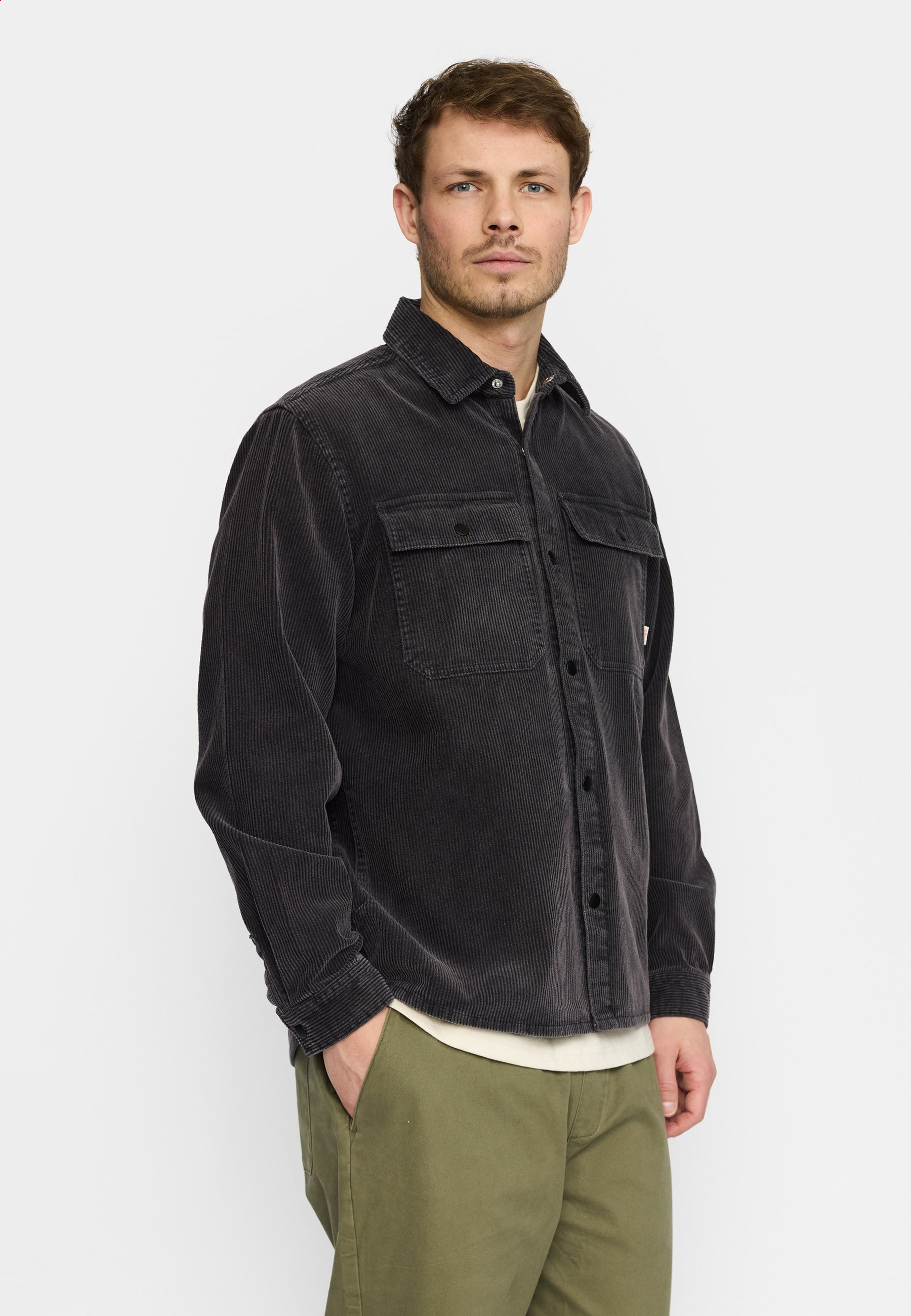 Revolution Worker Overshirt Overshirts Darkgrey