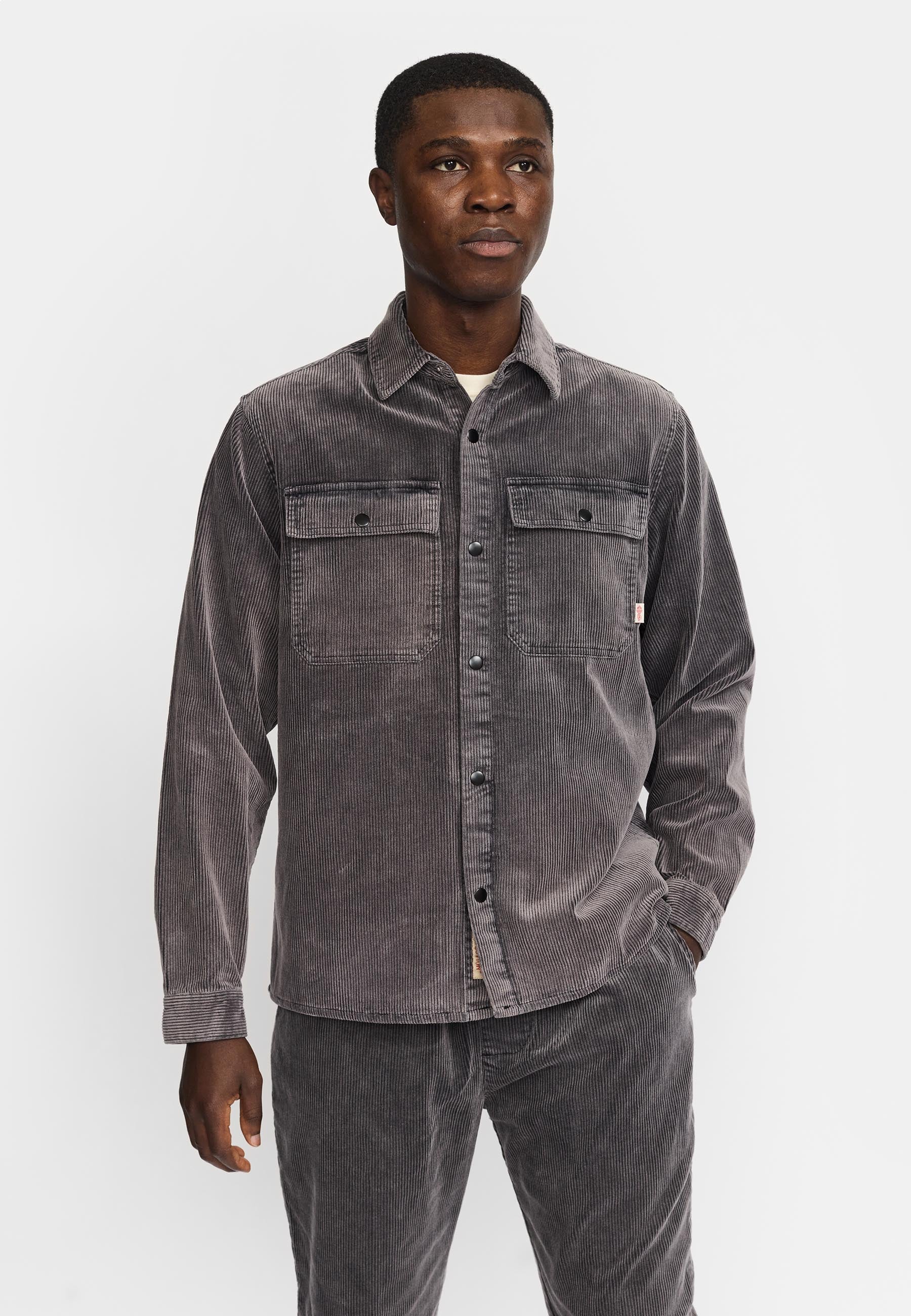 Revolution Worker Overshirt Overshirts Darkgrey