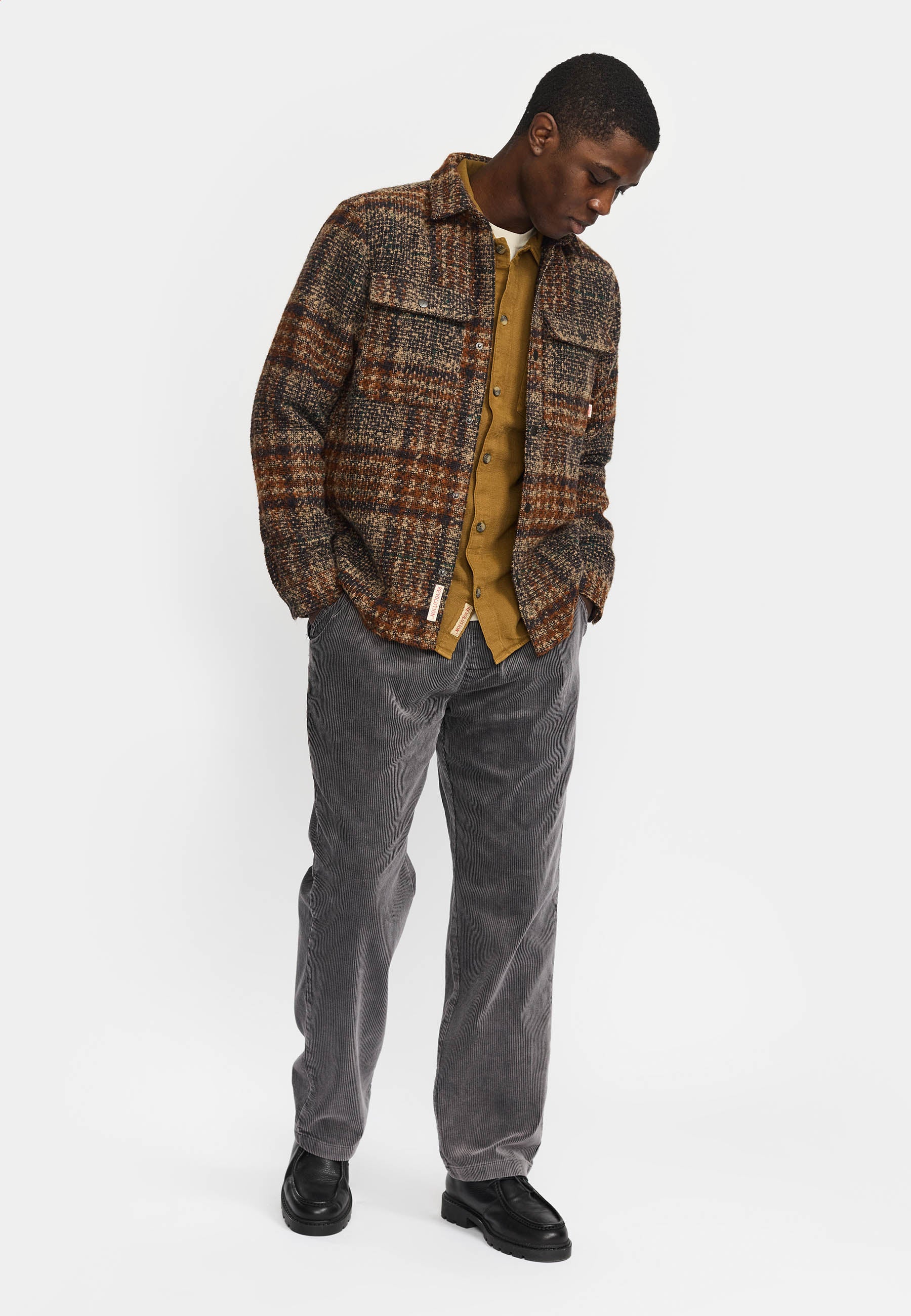 Revolution Worker Overshirt Overshirts Navy