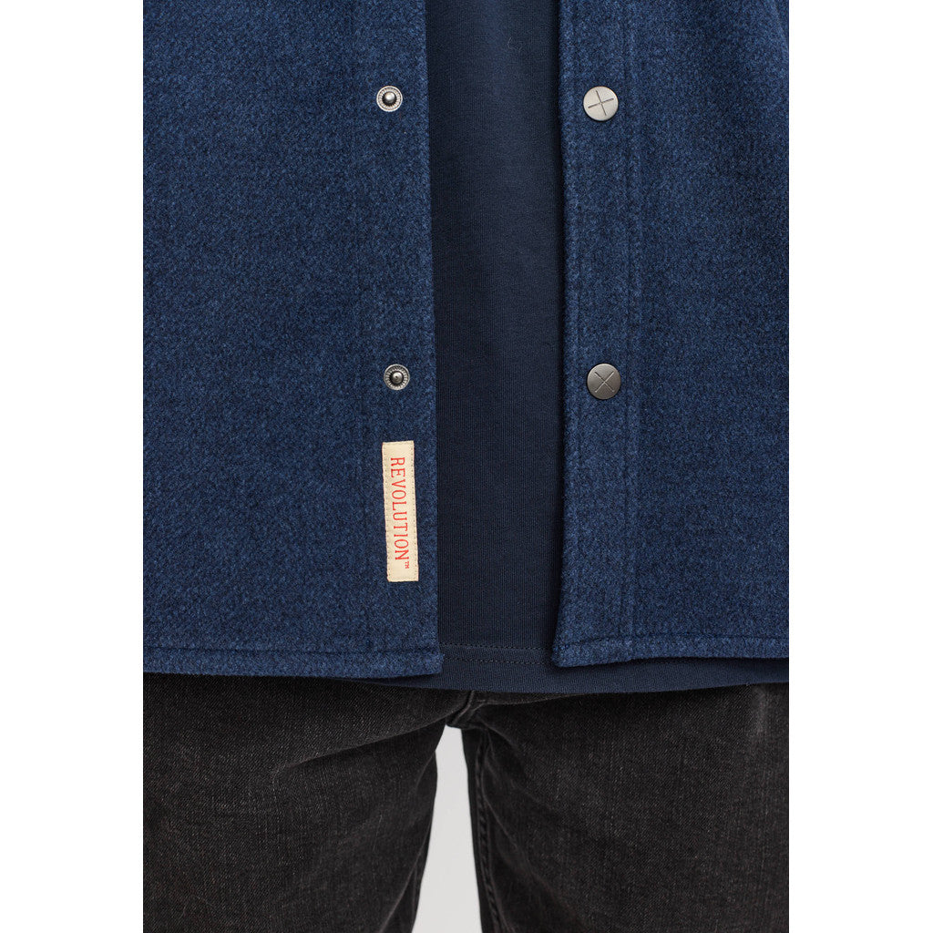 Revolution Worker Overshirt Overshirts Blue