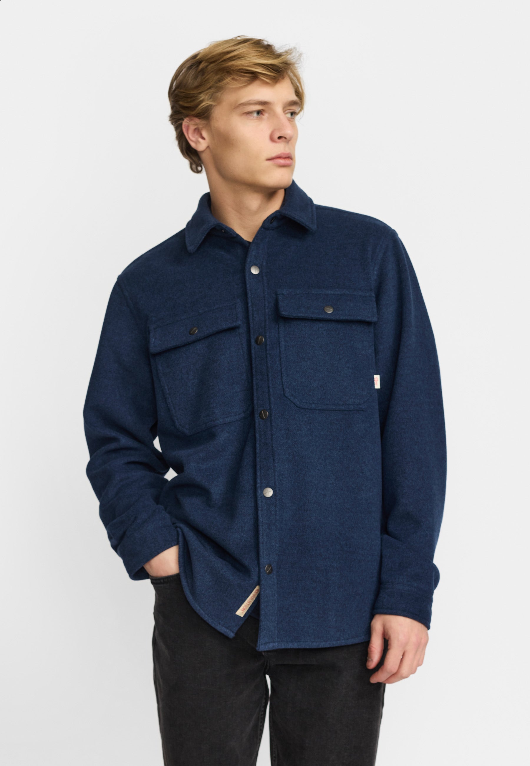 Revolution Worker Overshirt Overshirts Blue