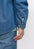 Revolution Worker Shirt Long-sleeve Shirts Blue