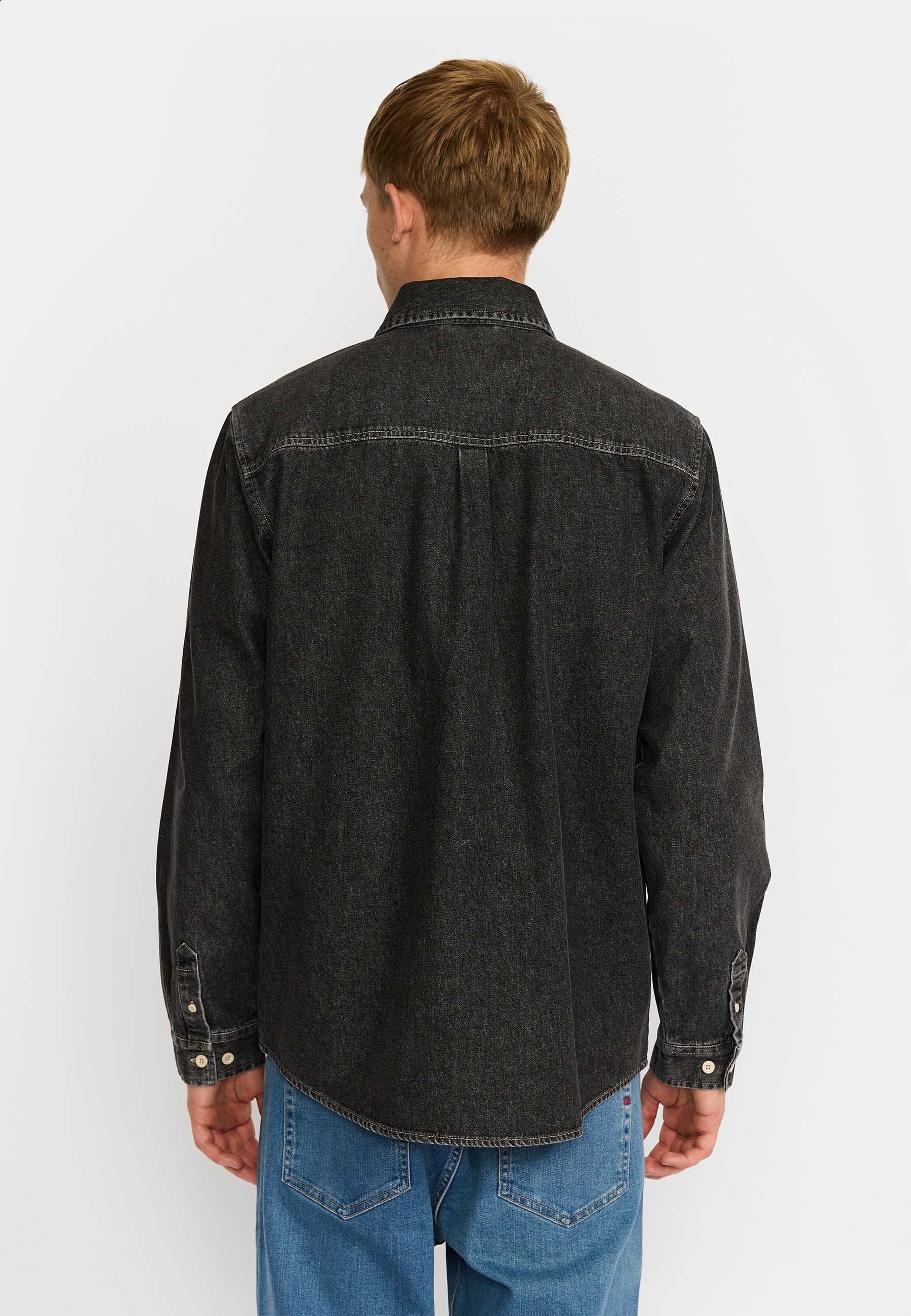 Revolution Worker Shirt Long-sleeve Shirts Black