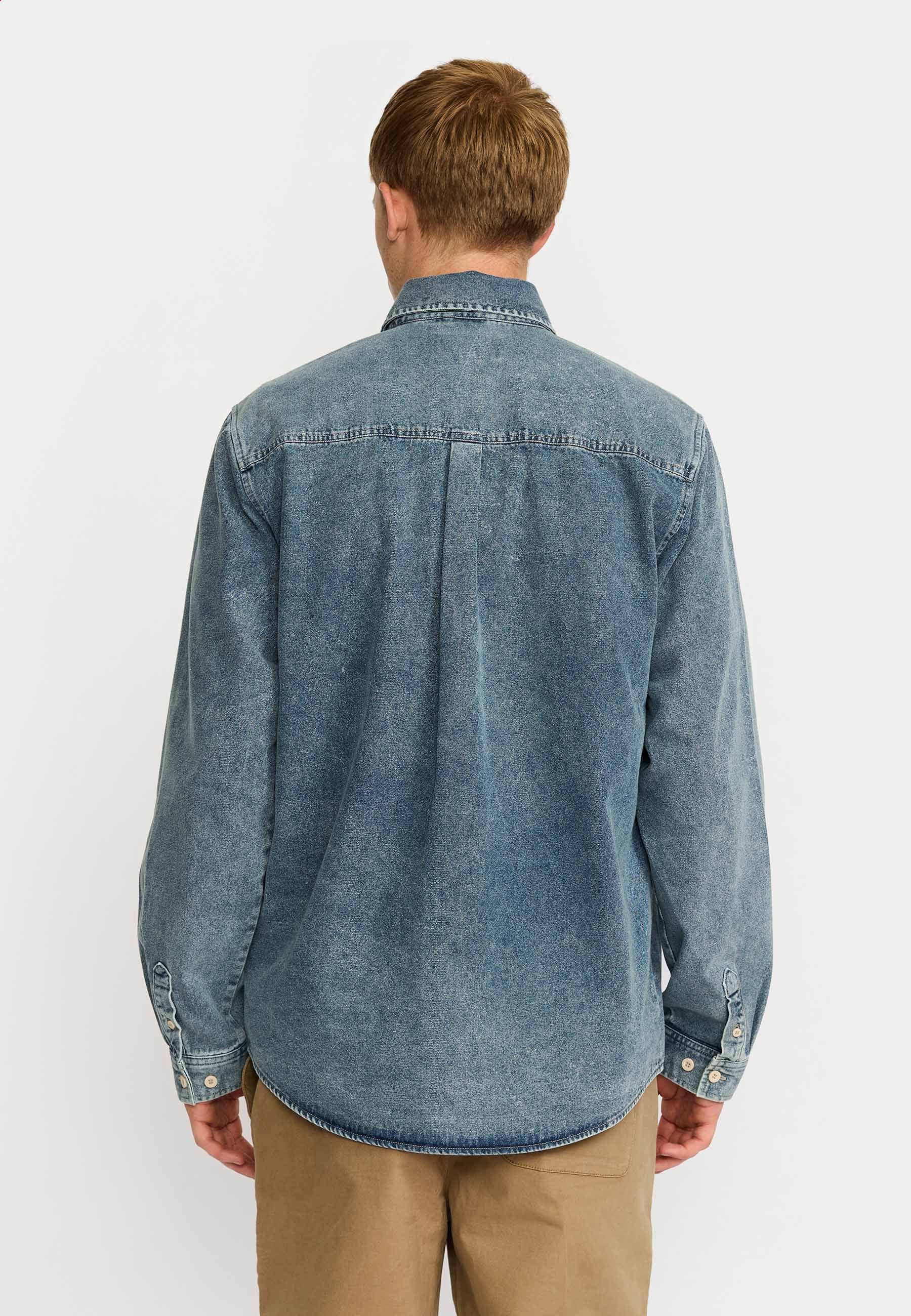 Revolution Worker Shirt Long-sleeve Shirts Blue