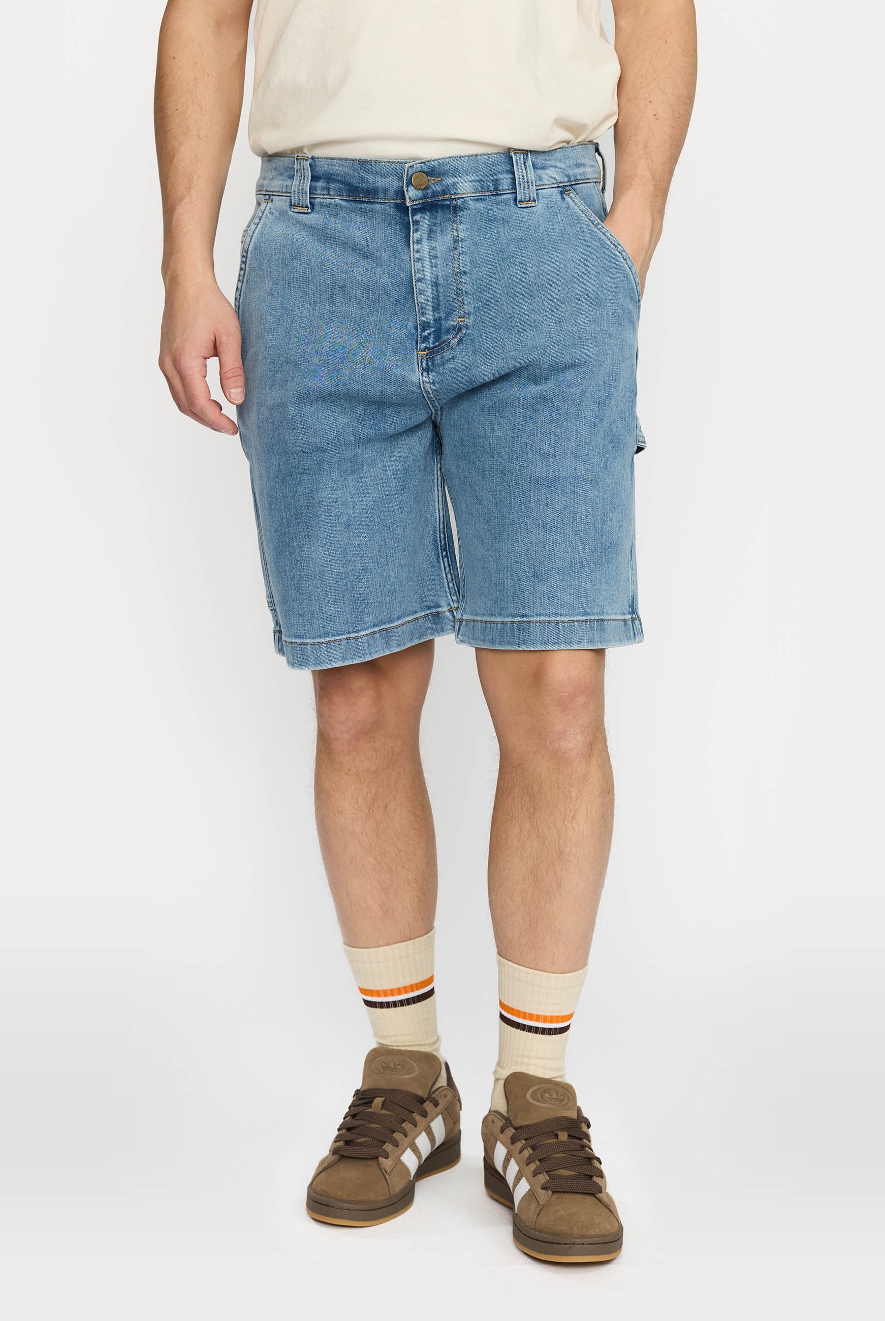 Revolution Loose-fit Denim Shorts Shorts Blue