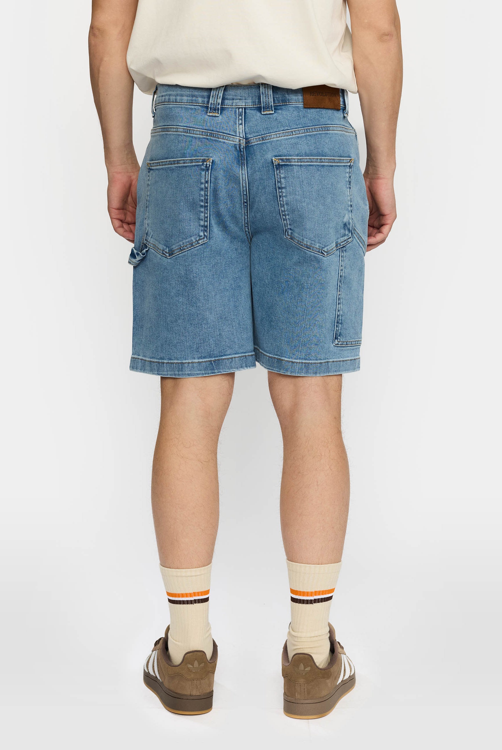 Revolution Loose-fit Denim Shorts Shorts Blue