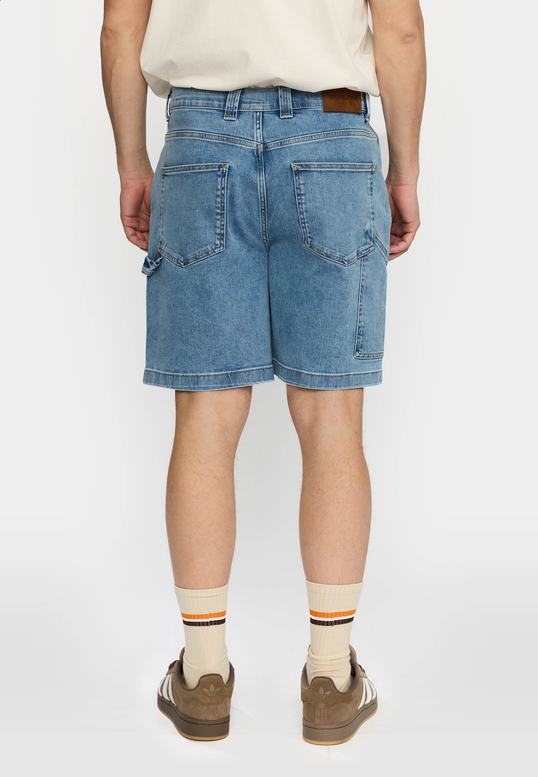 Revolution Loose-fit Denim Shorts Shorts Blue