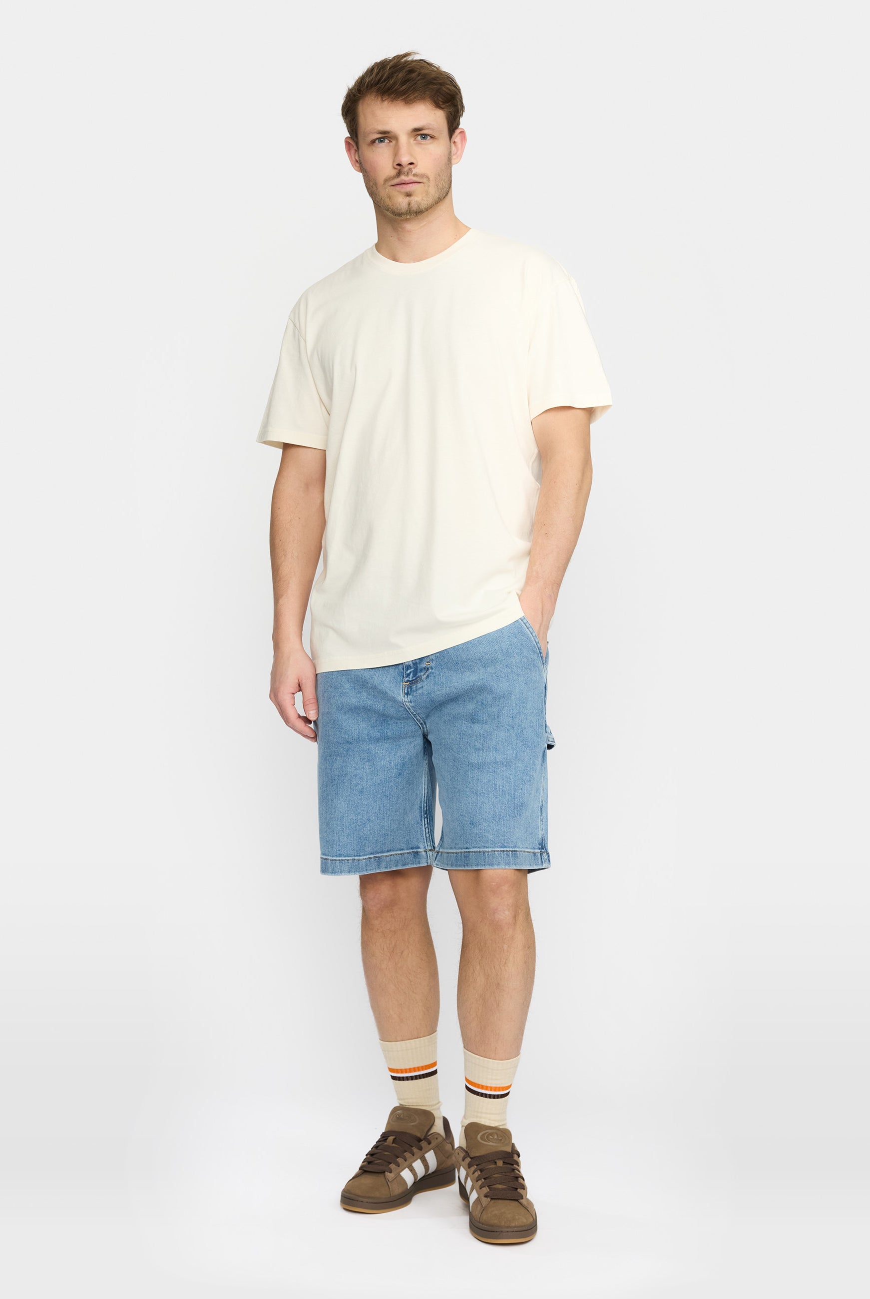Revolution Loose-fit Denim Shorts Shorts Blue