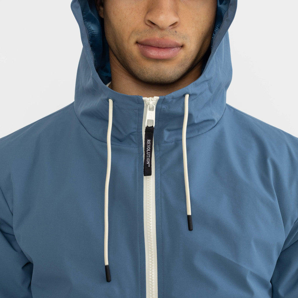 Revolution Zip Anorak Lightweight Outerwear Blue