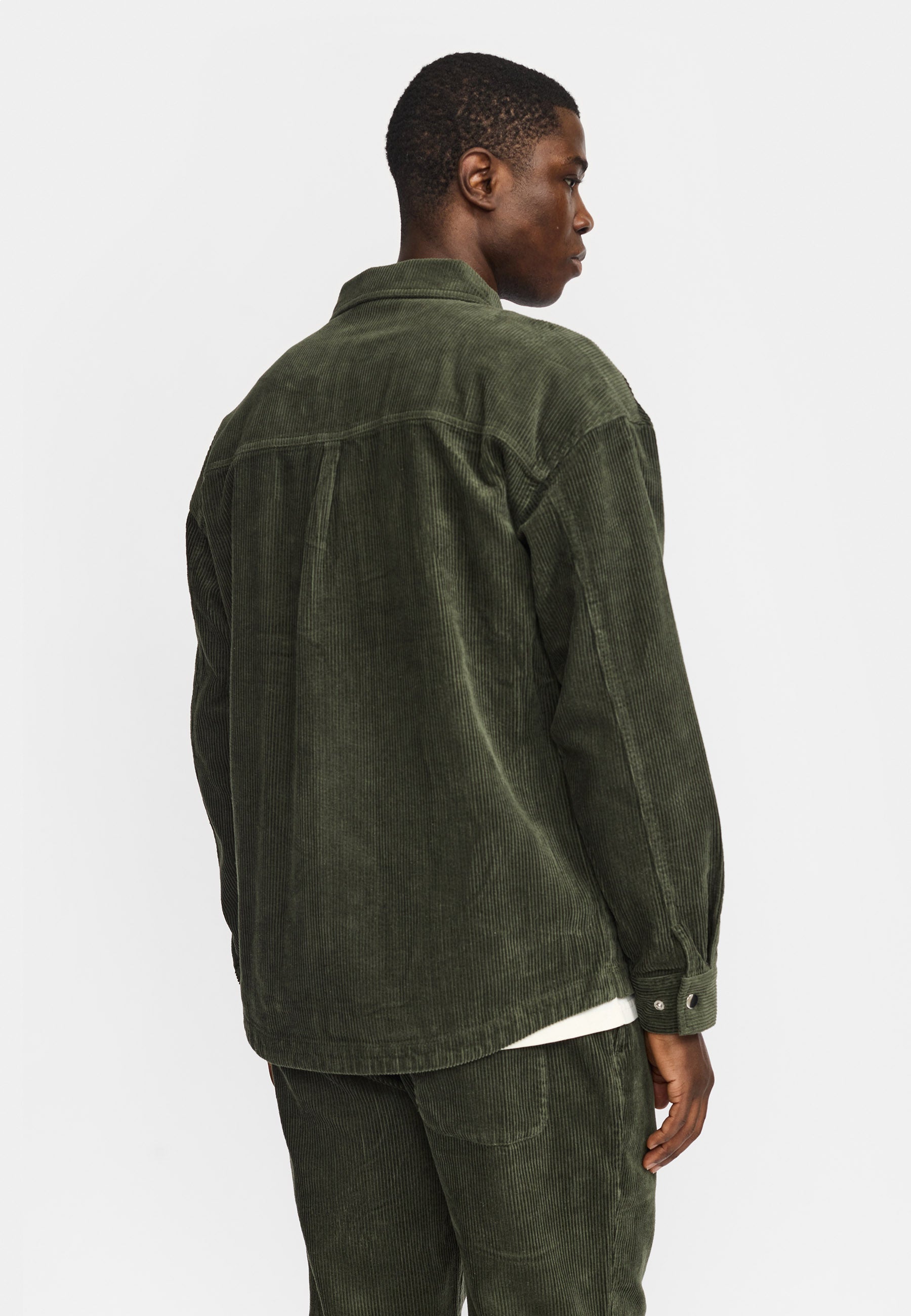 Revolution Zipped Worker Shirt Overshirts Army