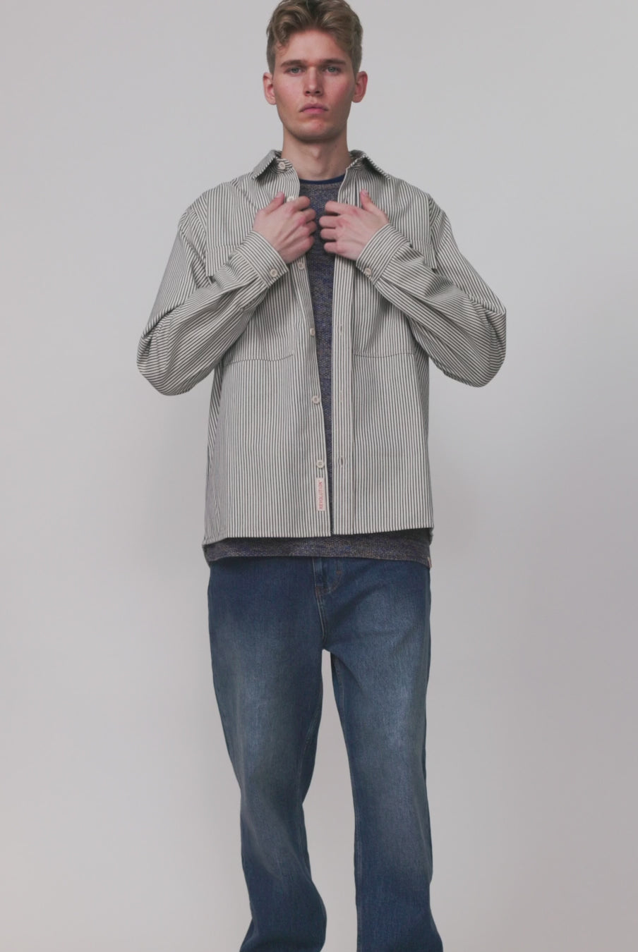 Revolution Overshirt with Pocket Overshirts Navy