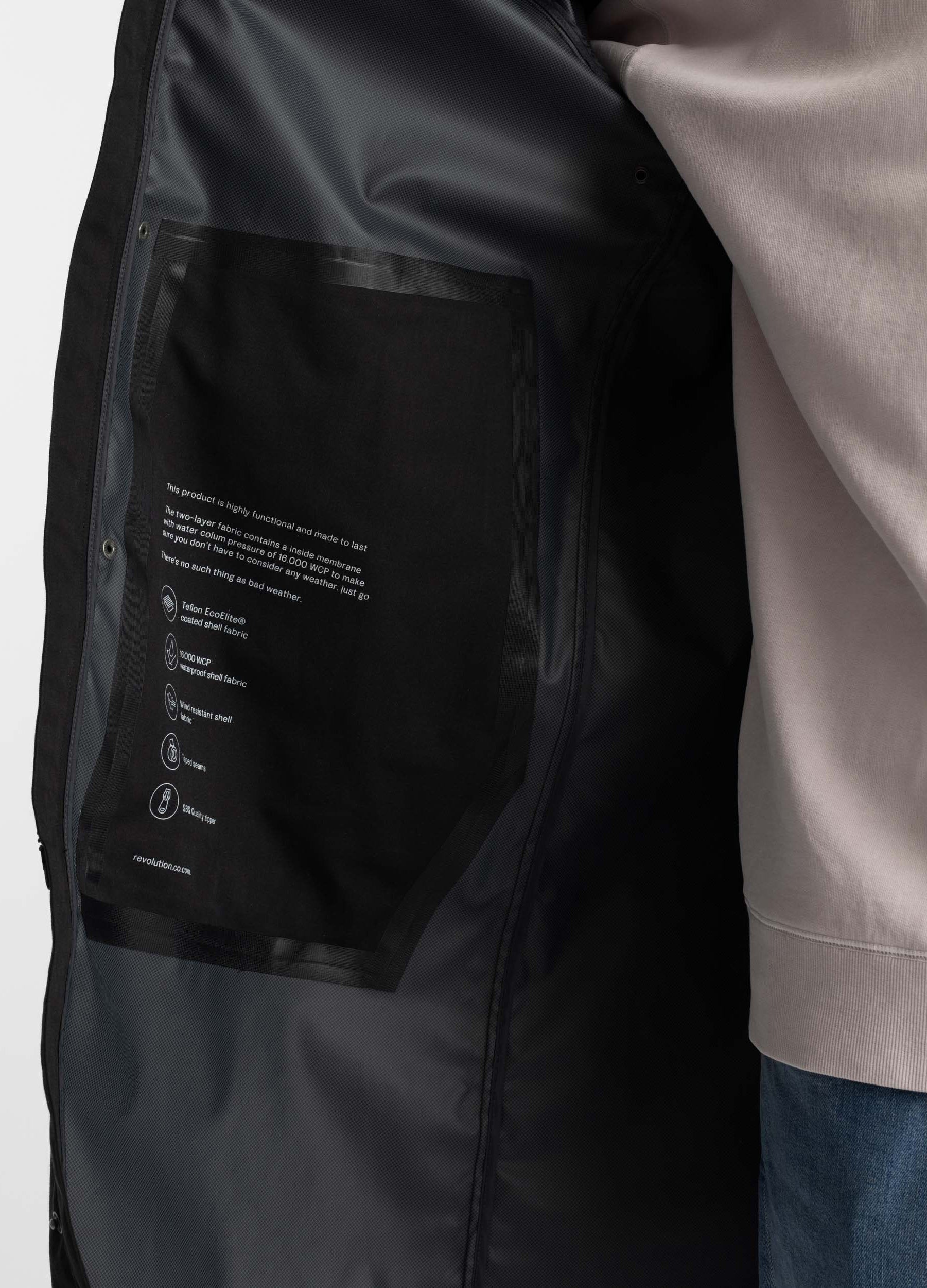 Revolution Allyear Jacket Lightweight Outerwear Black