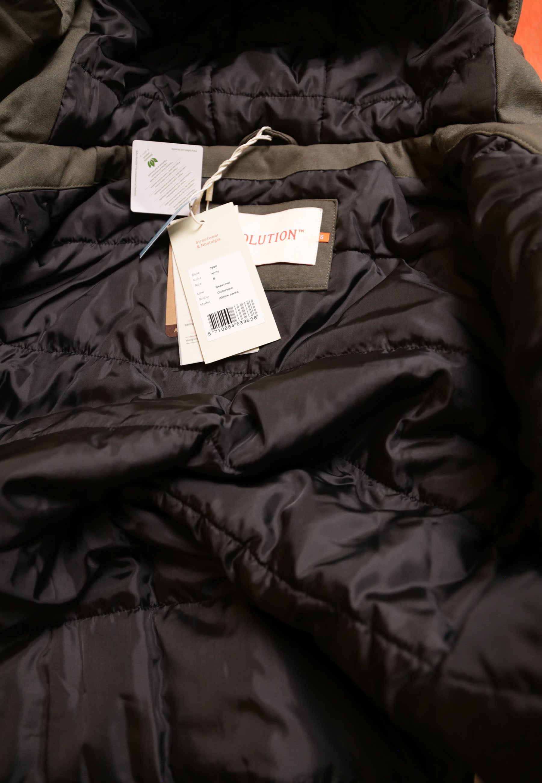 Revolution Alpine Parka Vintaged Army