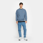 Revolution Application Sweatshirt Sweatshirts Blue-melange