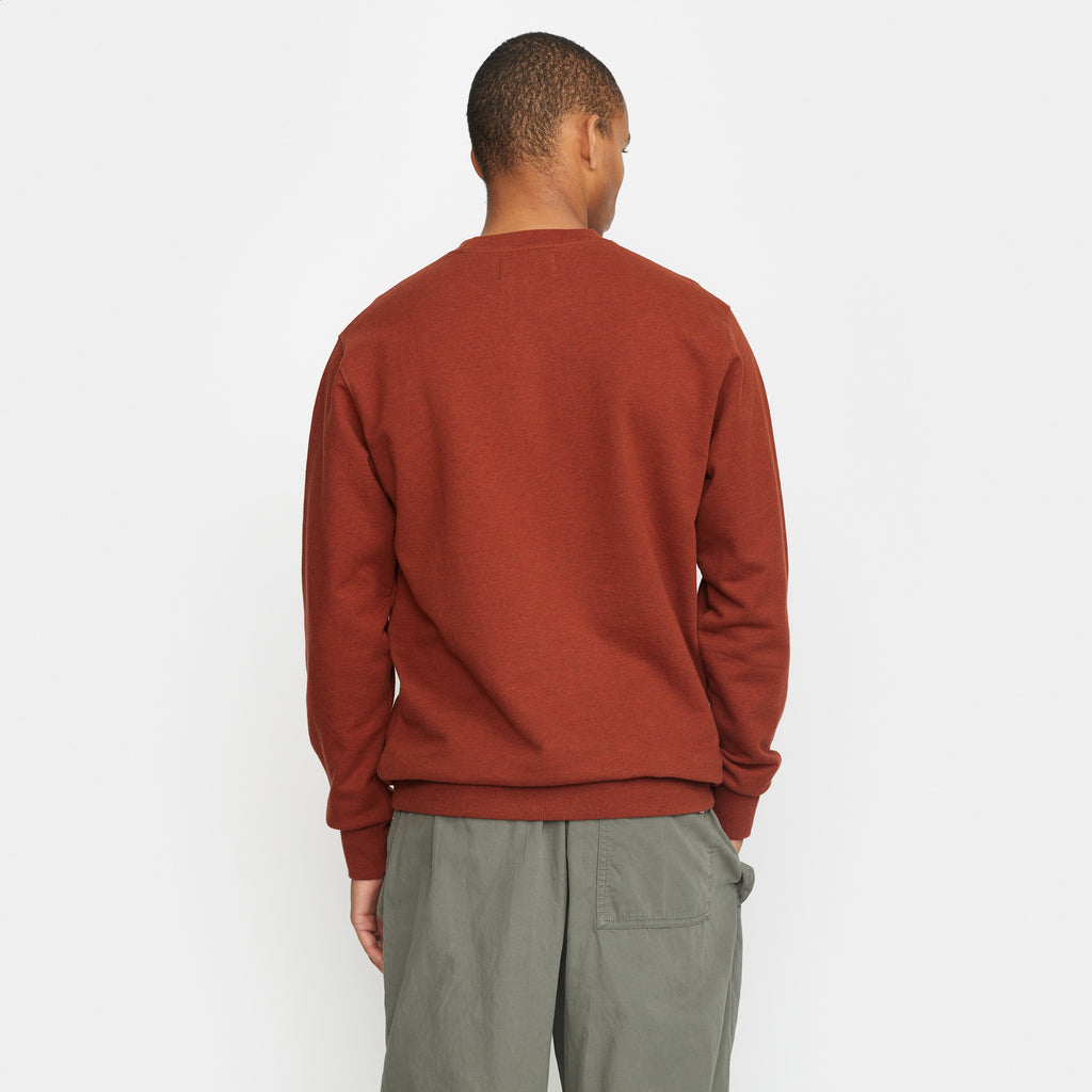 Revolution Application Sweatshirt Sweatshirts Darkred-melange