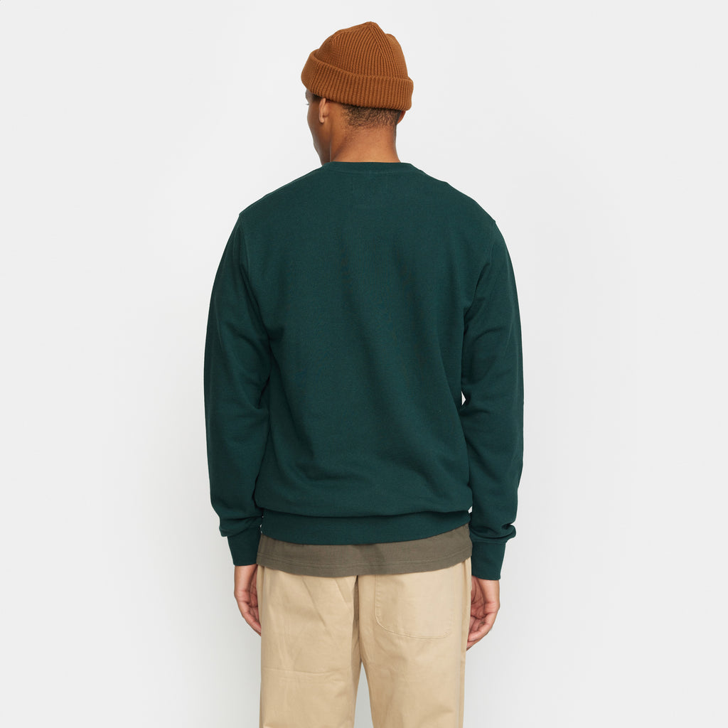 Revolution Application Sweatshirt Sweatshirts Darkgreen-melange