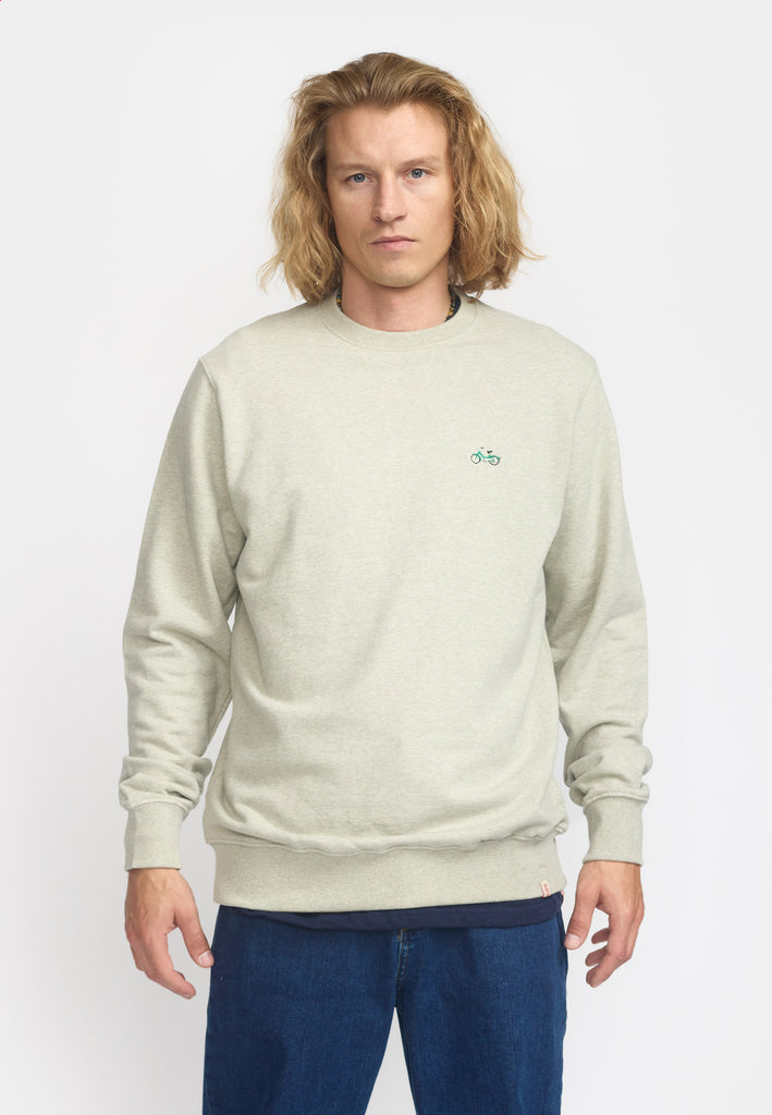 Revolution Application Sweatshirt Sweatshirts Lightgreen-melange