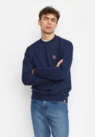 Revolution Application Sweatshirt Sweatshirts Navy-melange