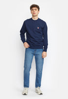 Revolution Application Sweatshirt Sweatshirts Navy-melange