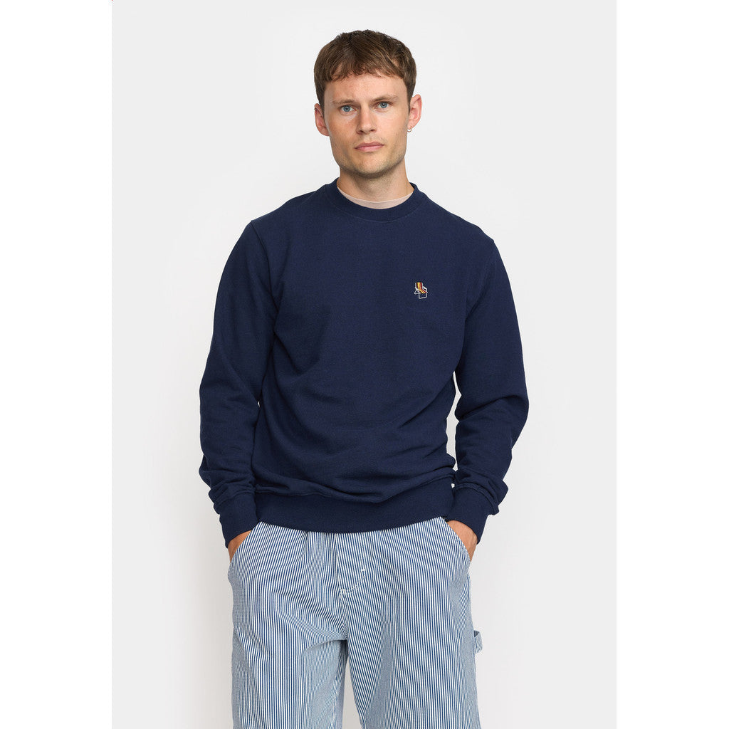 Revolution Application Sweatshirt Sweatshirts Navy-melange