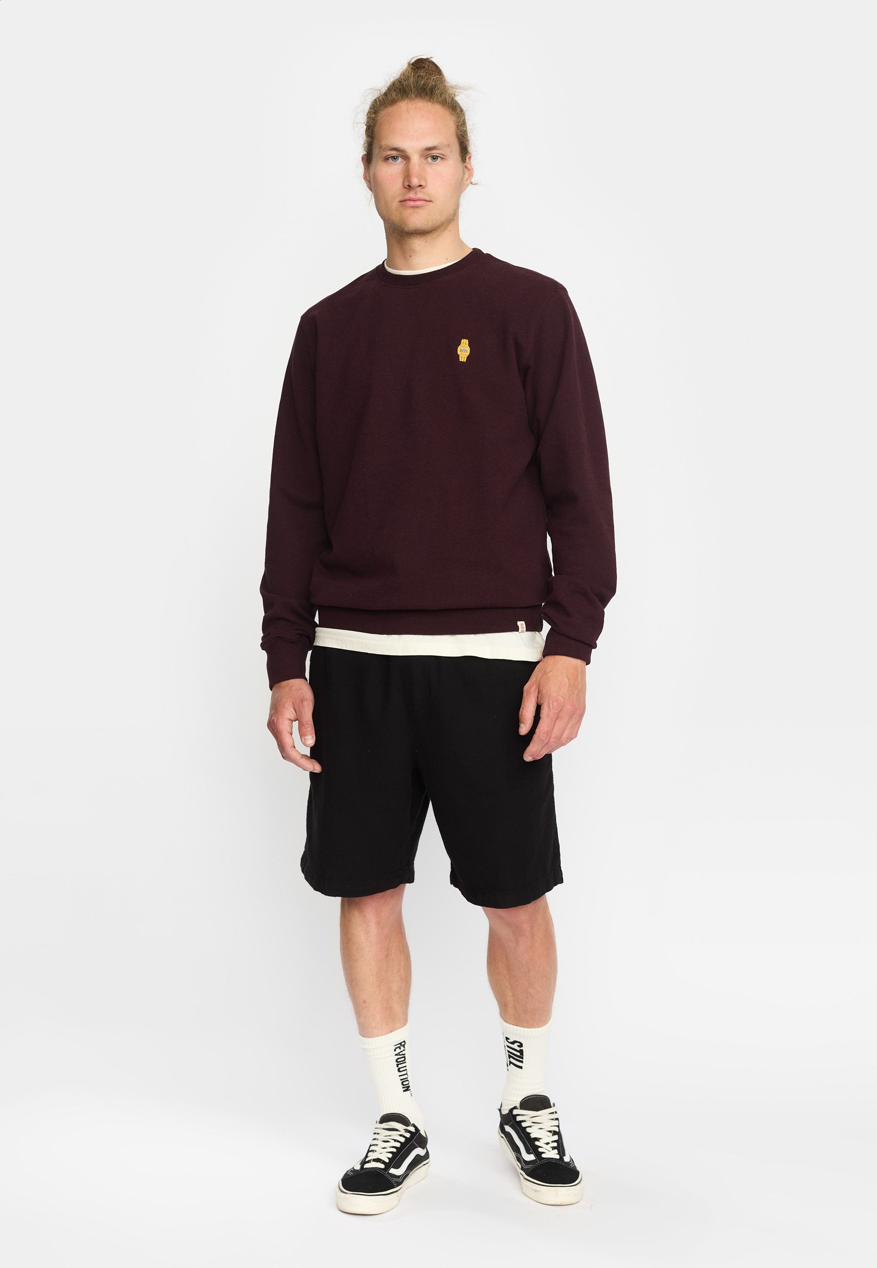 Revolution Application Sweatshirt Sweatshirts Burgundy