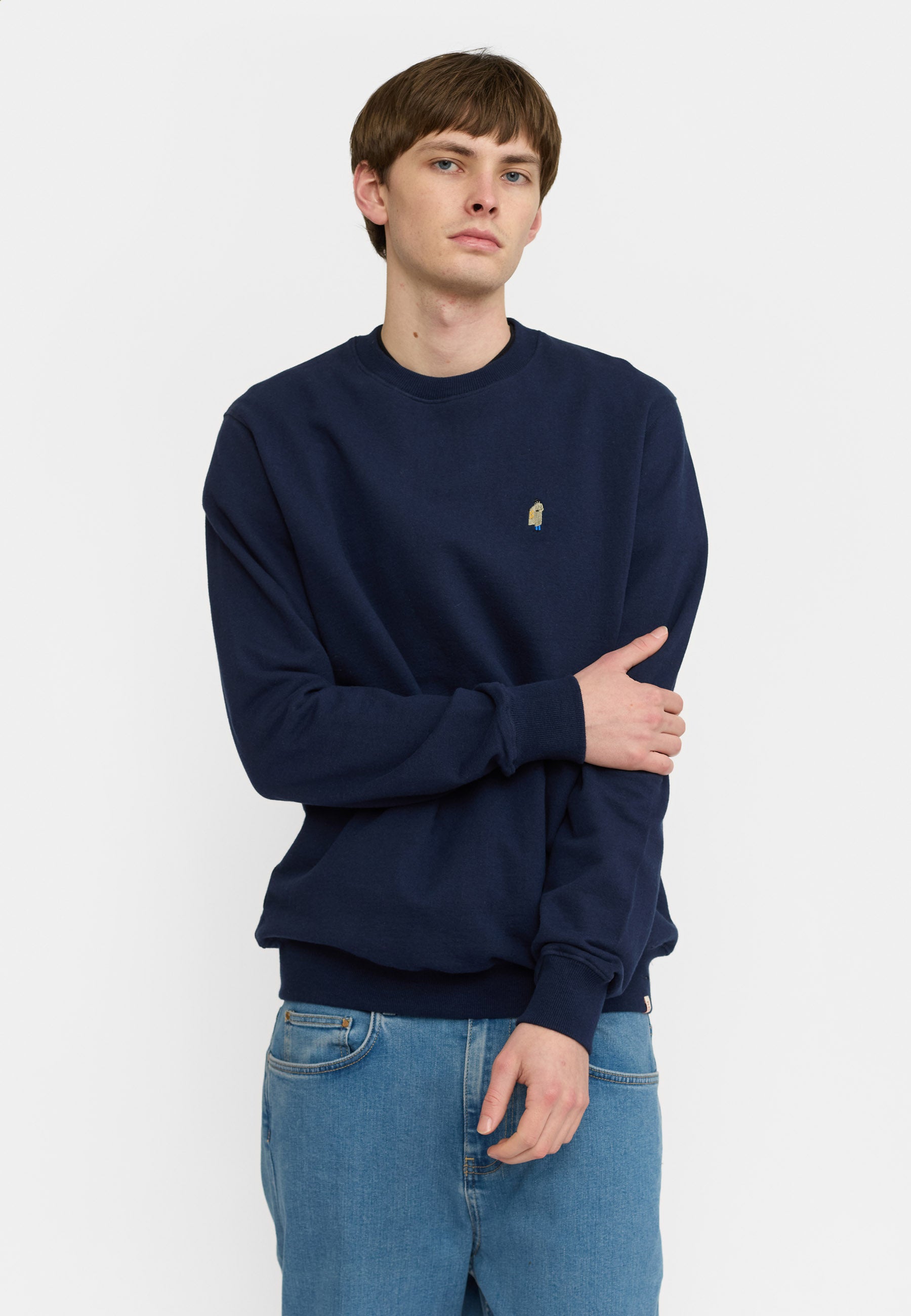 Revolution Application Sweatshirt Sweatshirts Navy-melange