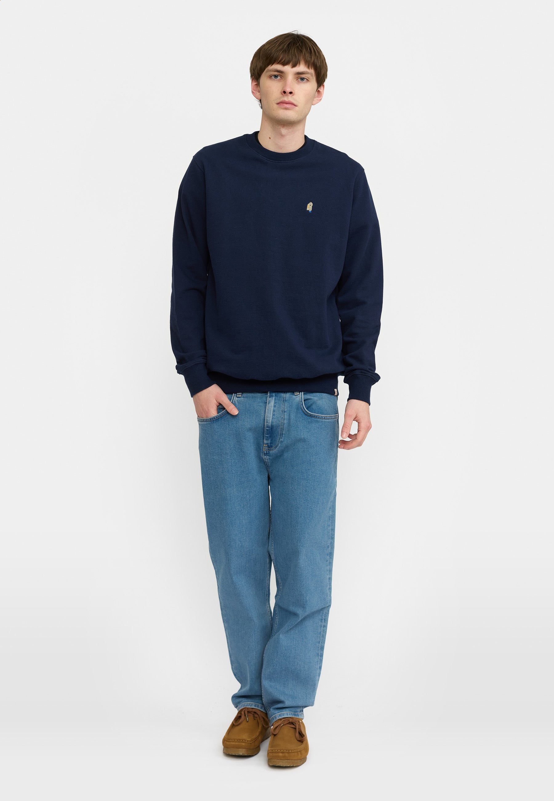 Revolution Application Sweatshirt Sweatshirts Navy-melange