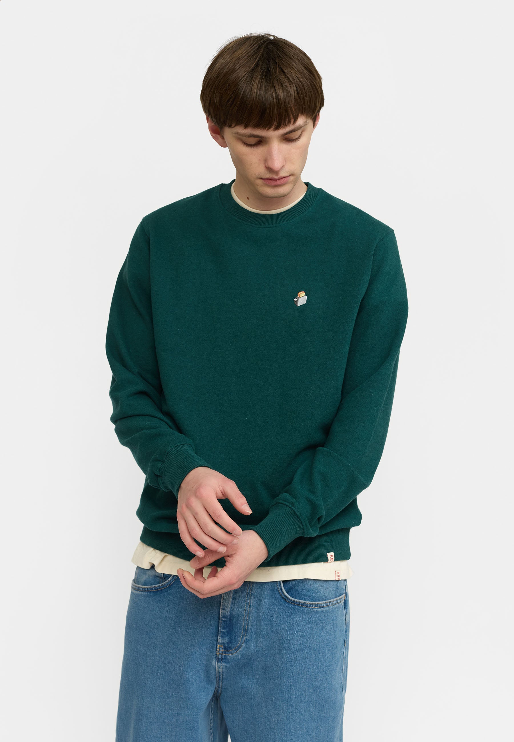 Revolution Application Sweatshirt Sweatshirts Darkpetrol