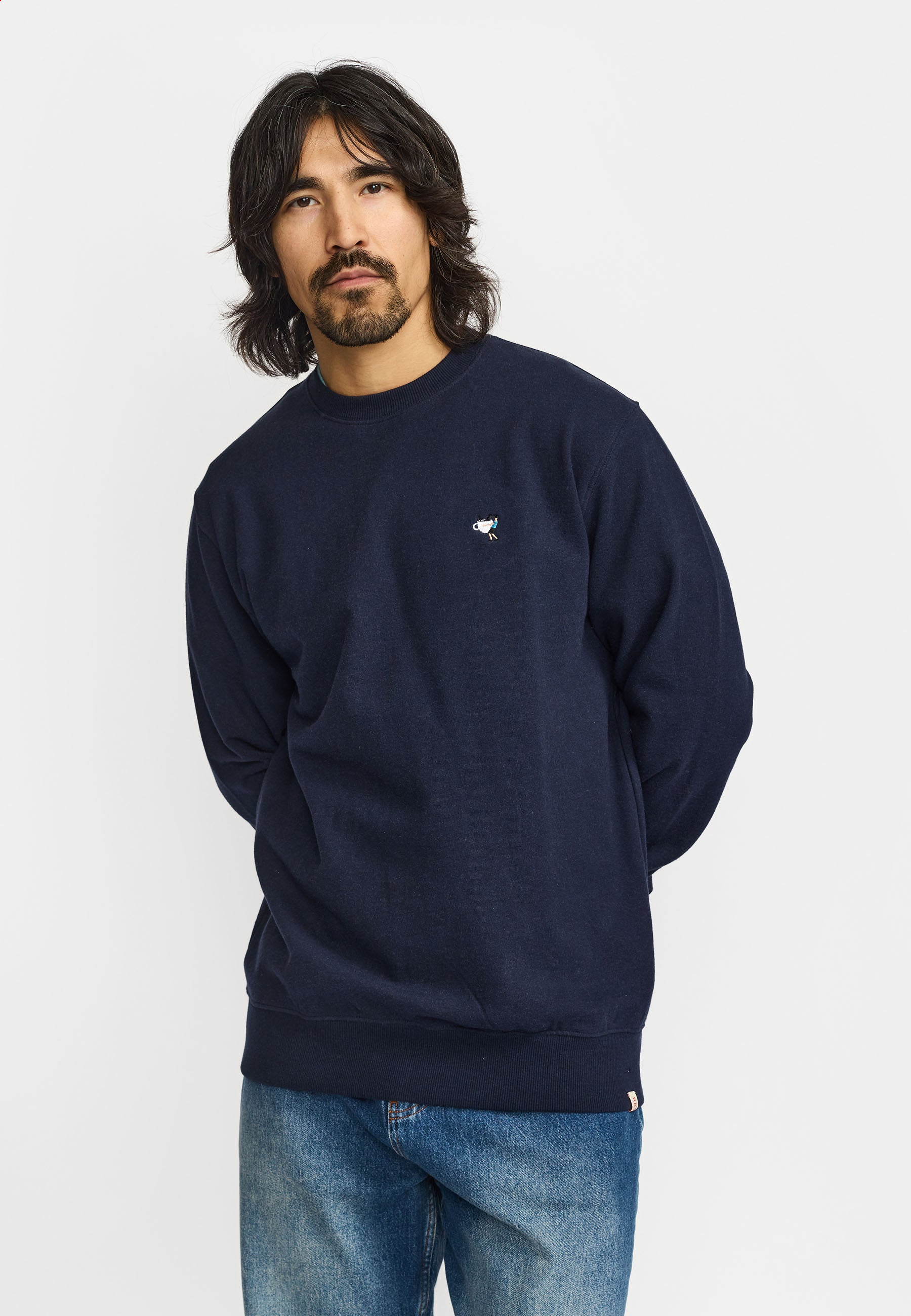 Revolution Application Sweatshirt Sweatshirts Navy-melange