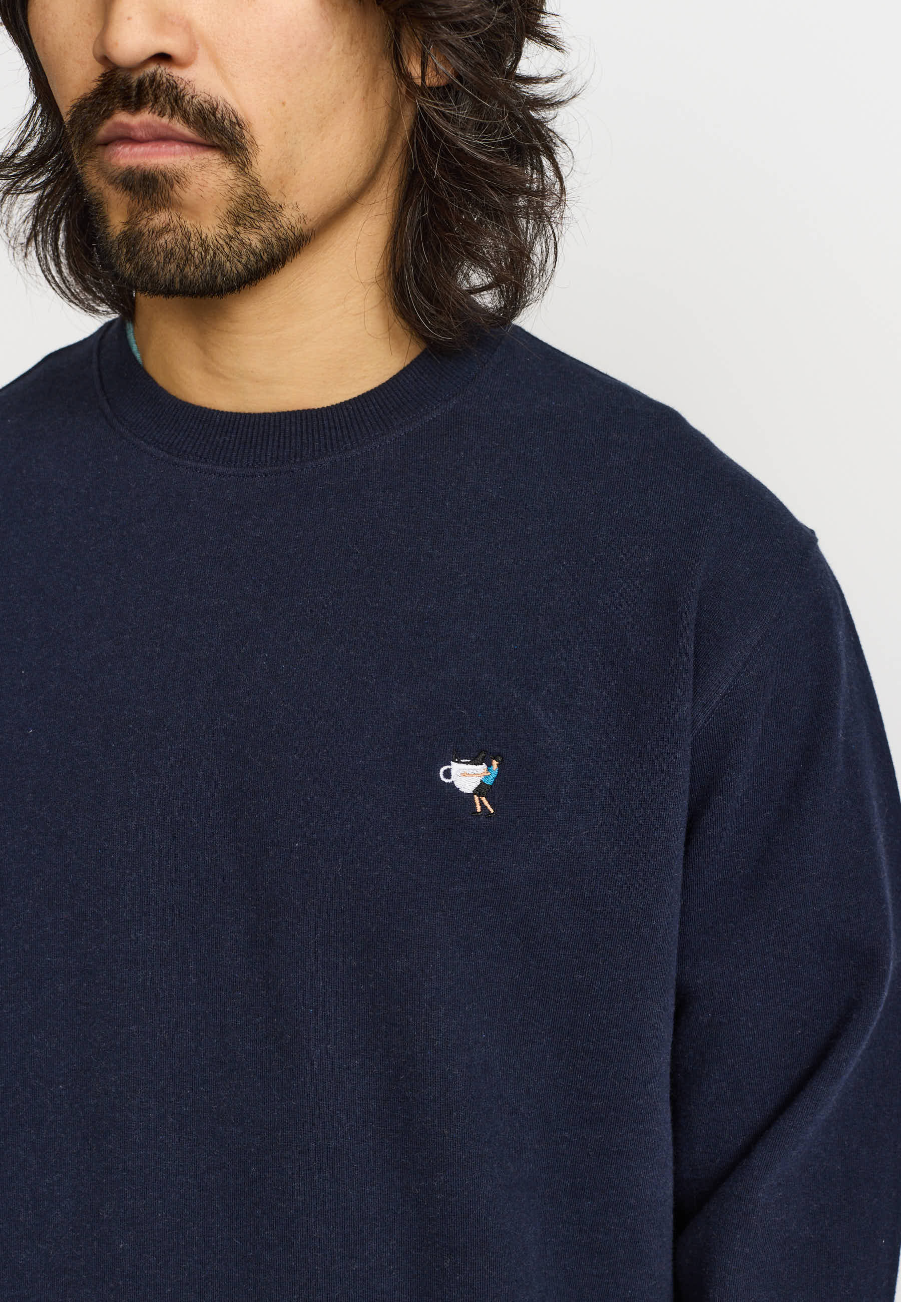 Revolution Application Sweatshirt Sweatshirts Navy-melange