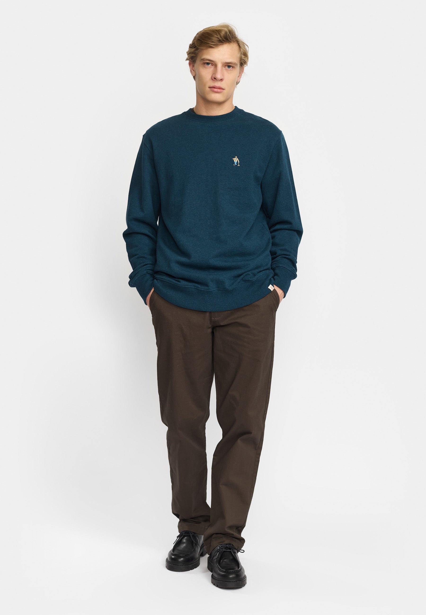 Revolution Application Sweatshirt Sweatshirts Darkpetrol-melange