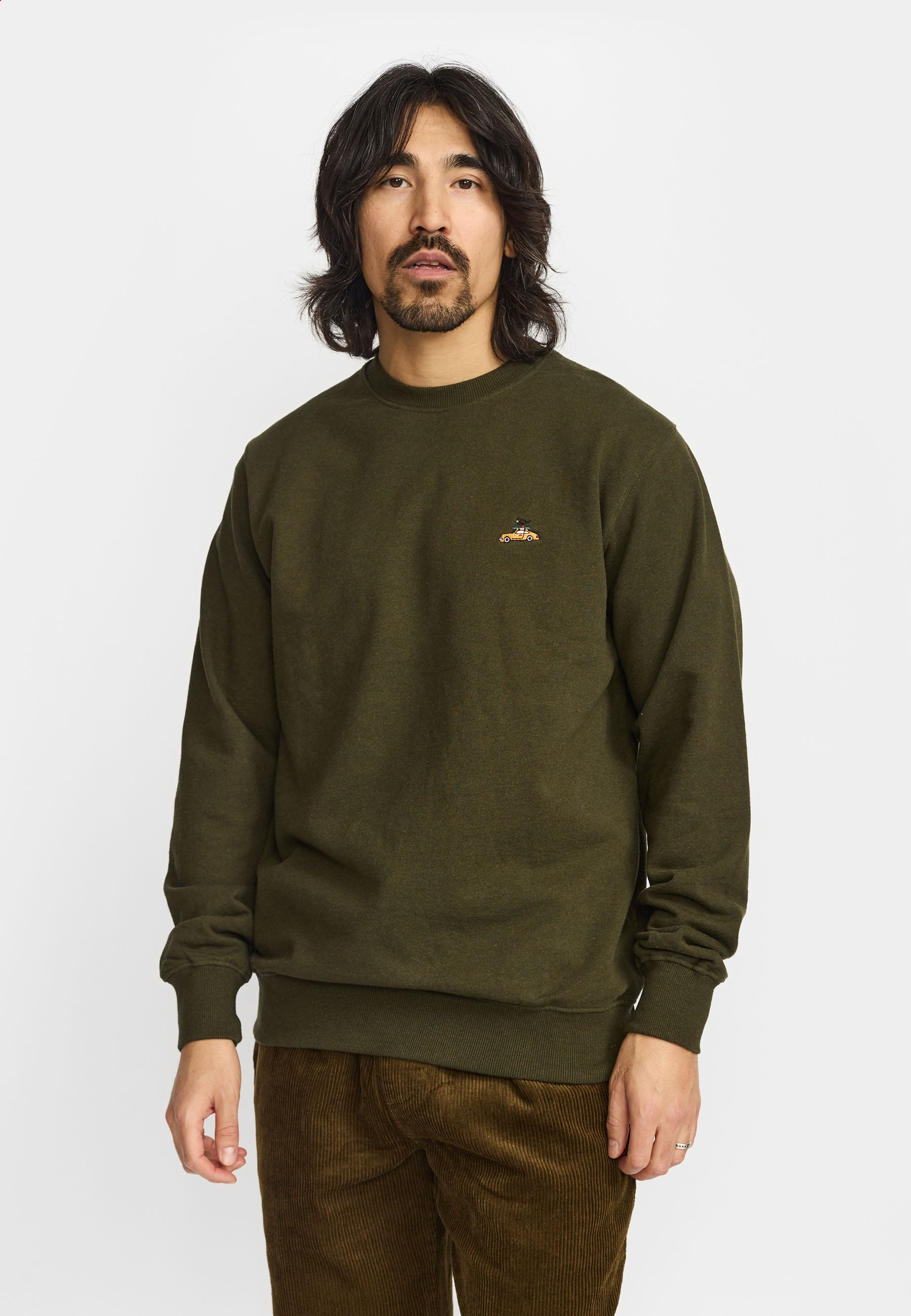 Revolution Application Sweatshirt Sweatshirts Army-melange