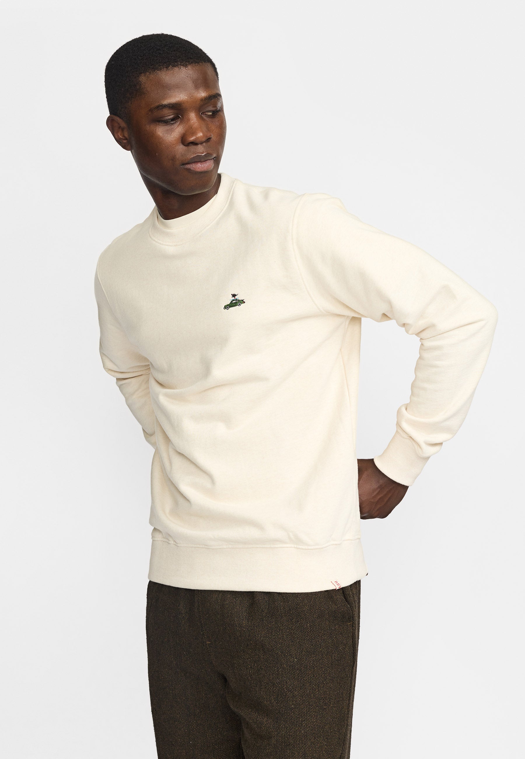 Revolution Application Sweatshirt Sweatshirts Offwhite-melange