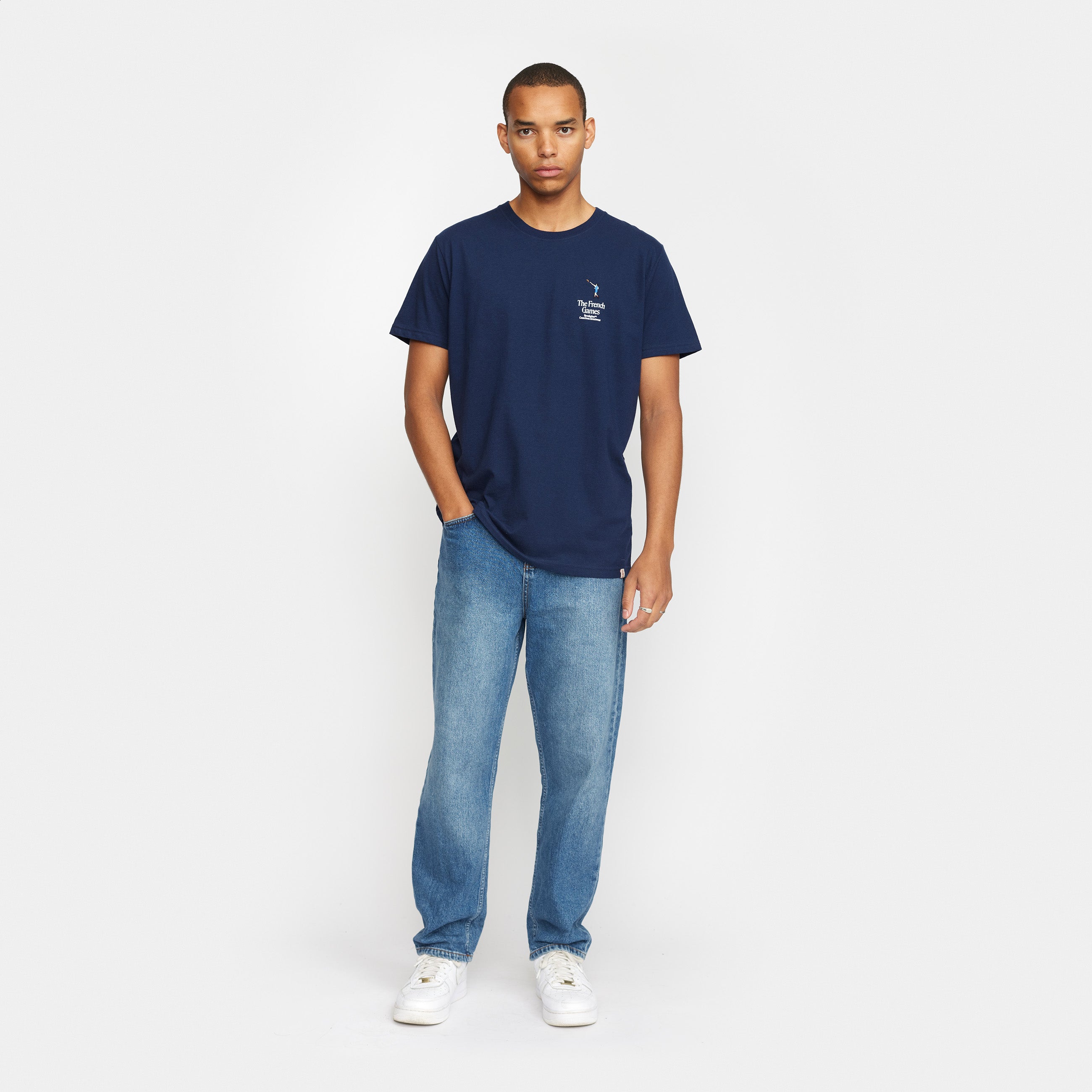 Revolution Application T-Shirt T-Shirts Navy-melange