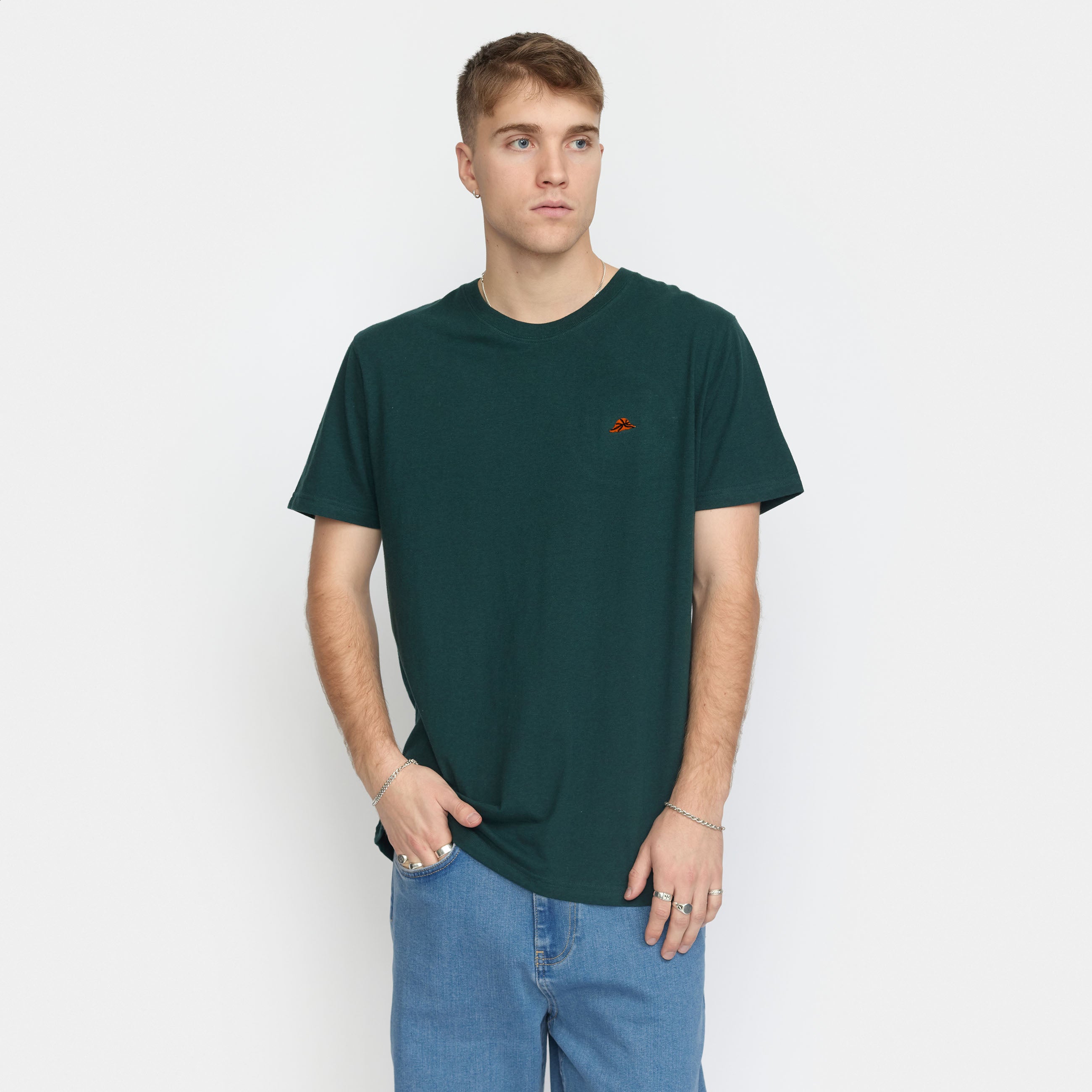 Revolution Application T-Shirt T-Shirts Darkgreen-melange