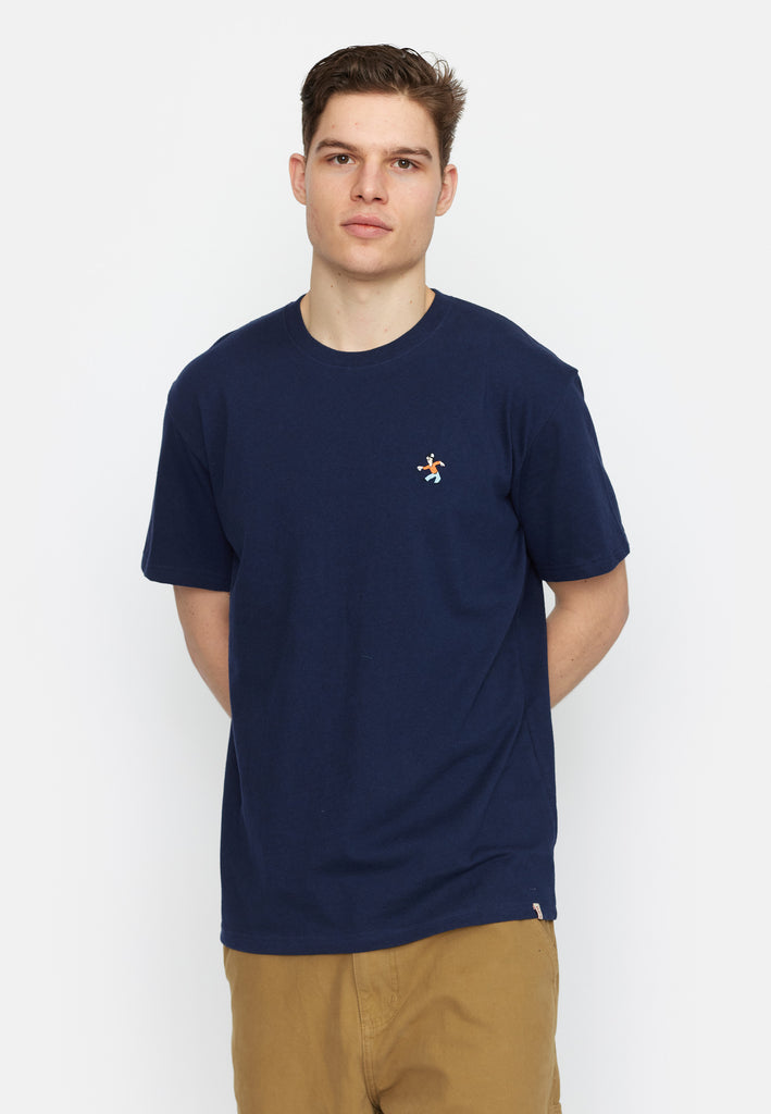 Revolution Application T-Shirt T-Shirts Navy-melange