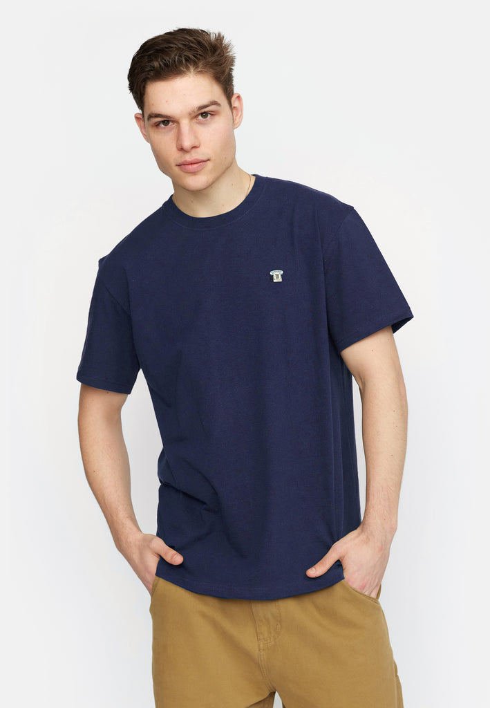 Revolution Application T-Shirt T-Shirts Navy-melange