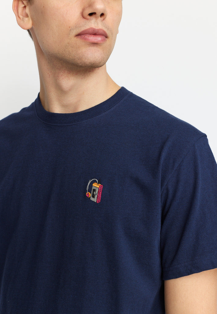 Revolution Application T-Shirt T-Shirts Navy-melange