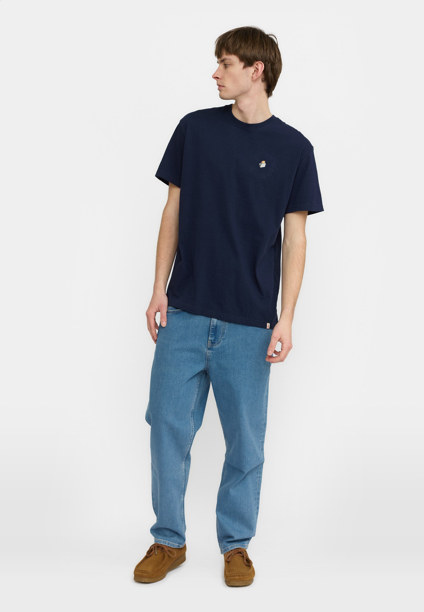 Application T-Shirt / 1425 TOA - Navy-melange – Revolution.eu