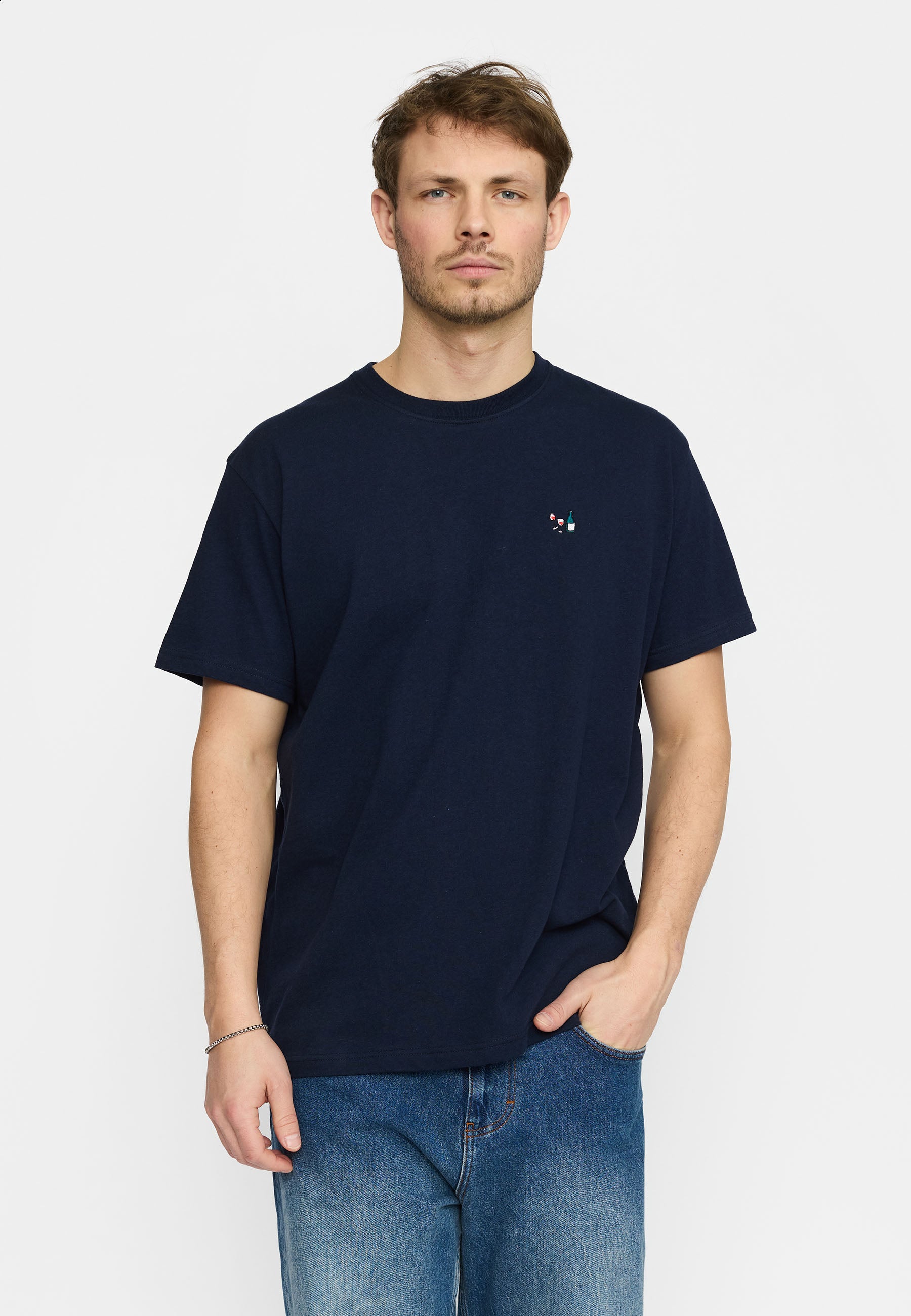 Revolution Application T-Shirt T-Shirts Navy-melange
