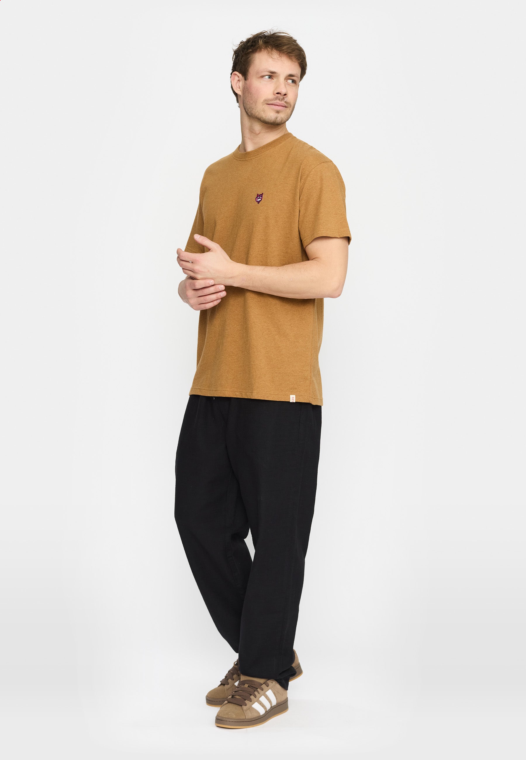 Revolution Application T-Shirt T-Shirts Lightbrown-melange