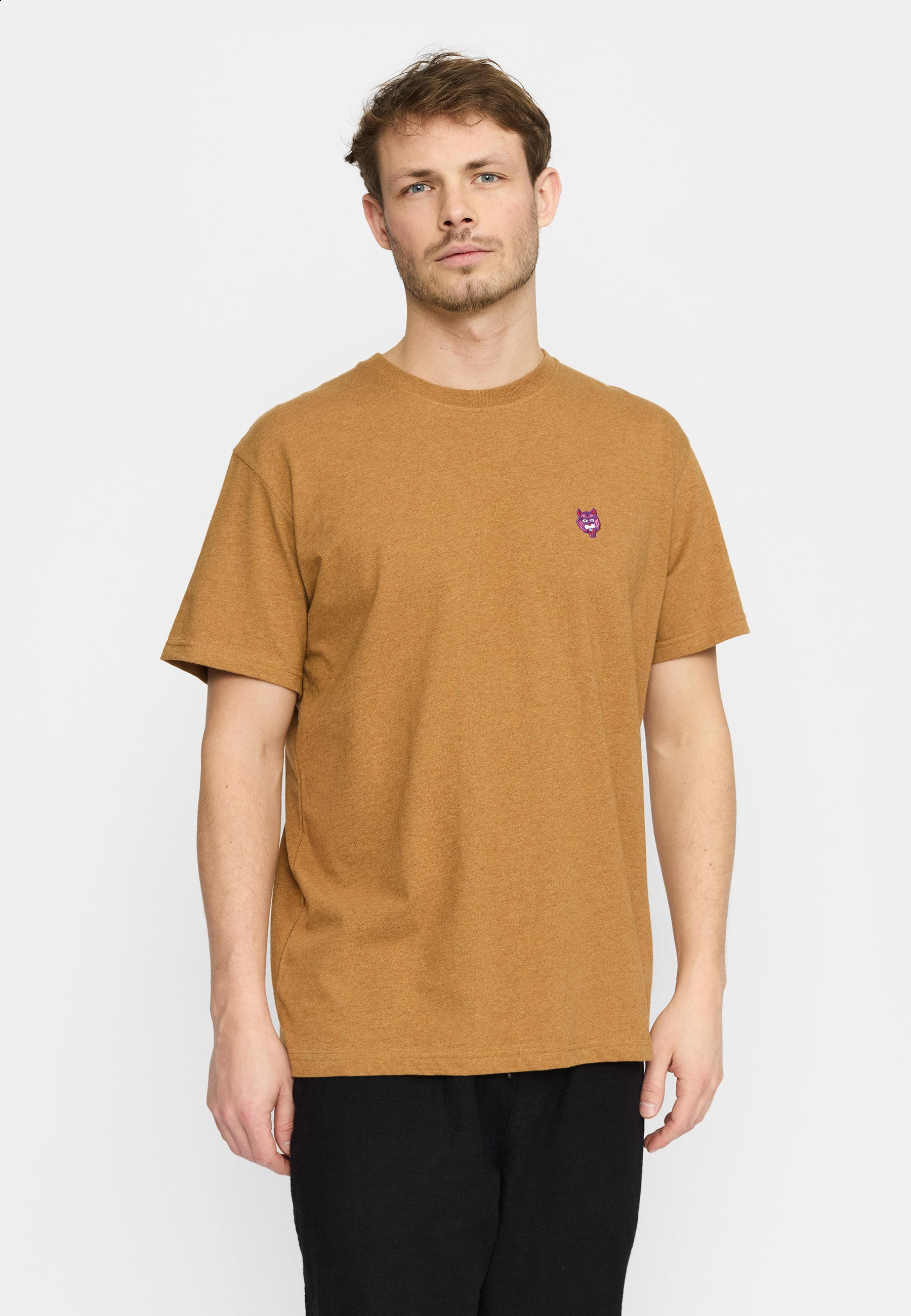 Revolution Application T-Shirt T-Shirts Lightbrown-melange