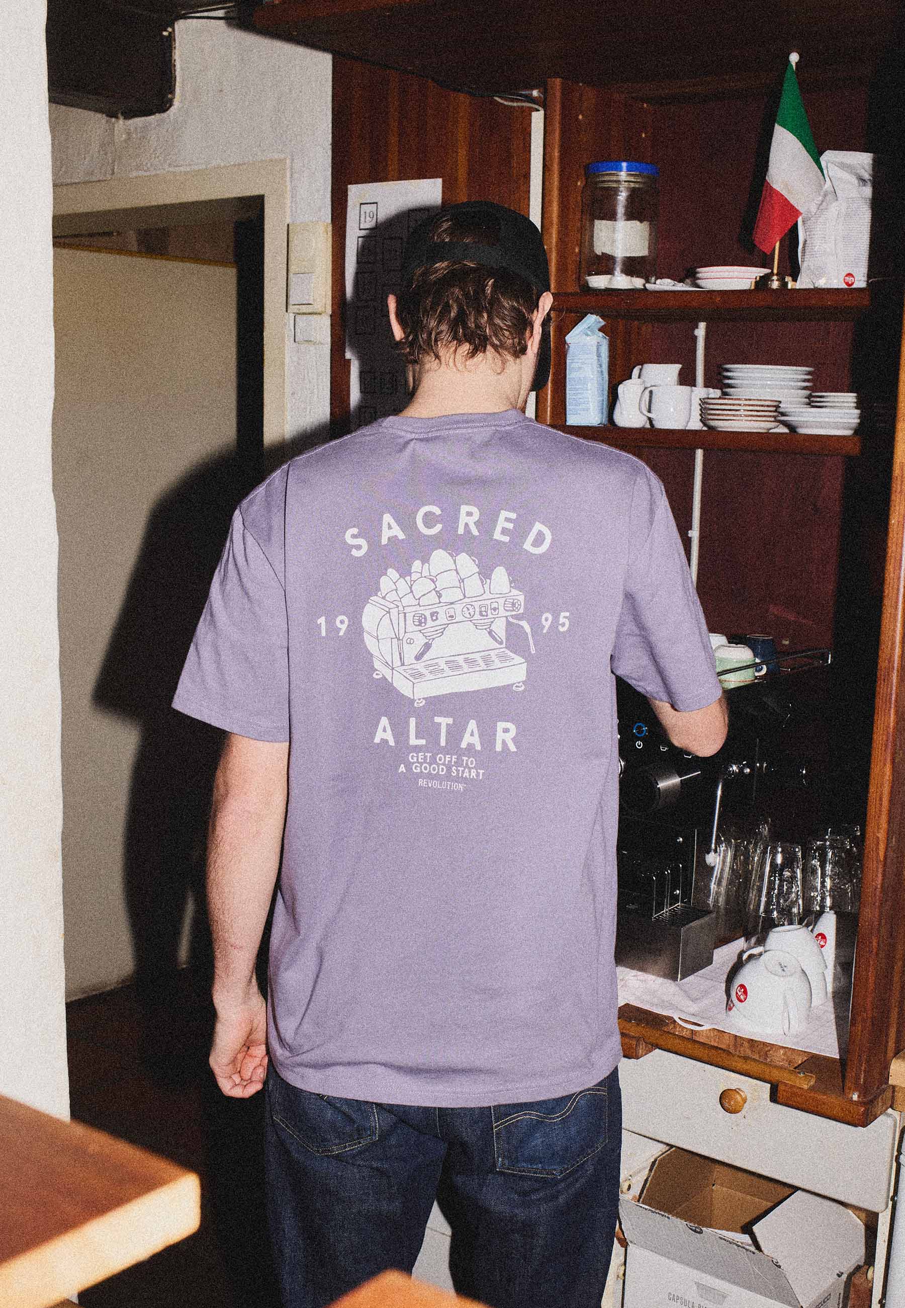 Revolution Application T-Shirt T-Shirts Purple