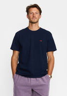 Revolution Application T-Shirt T-Shirts Navy-melange