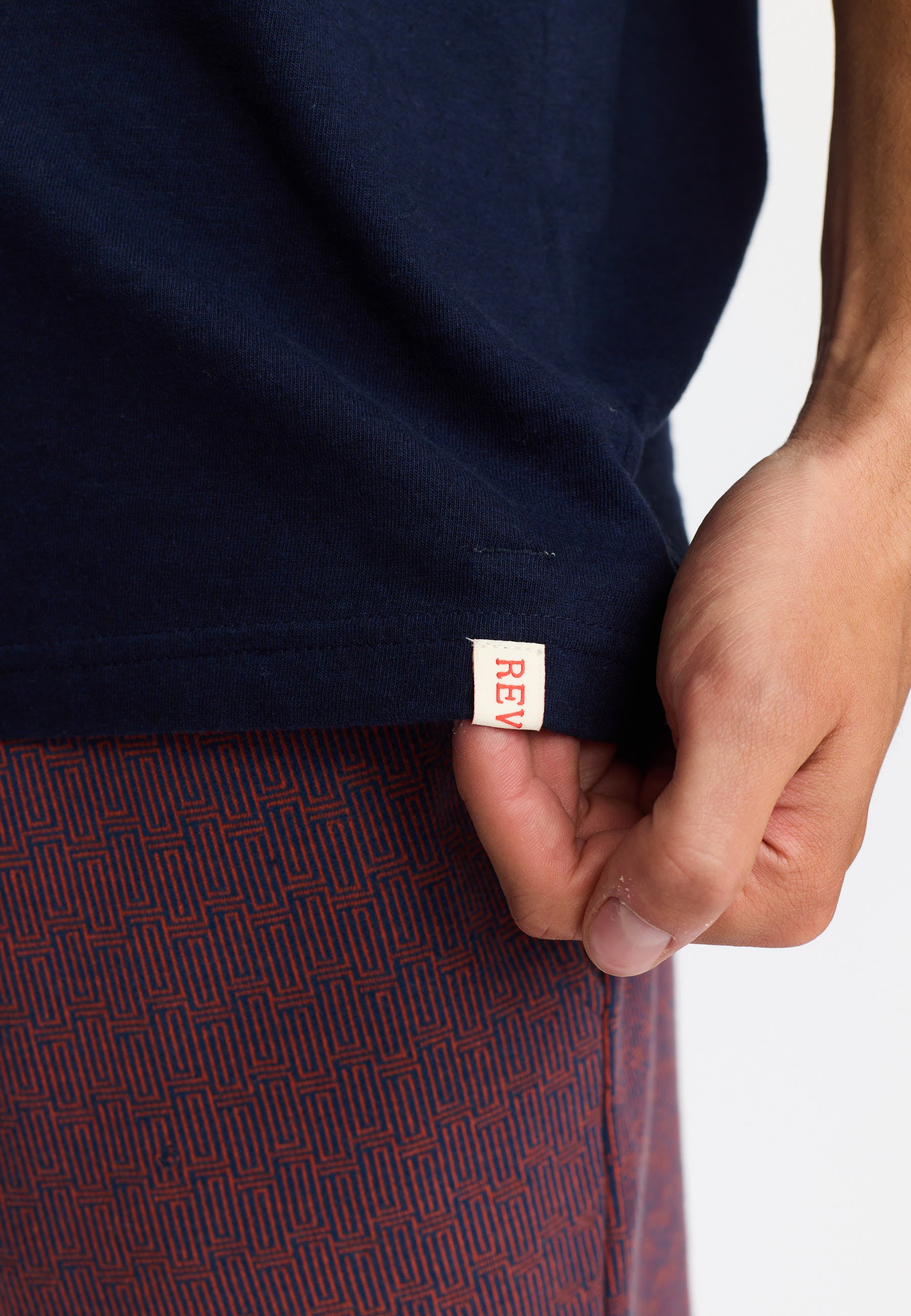 Revolution Application T-Shirt T-Shirts Navy-melange