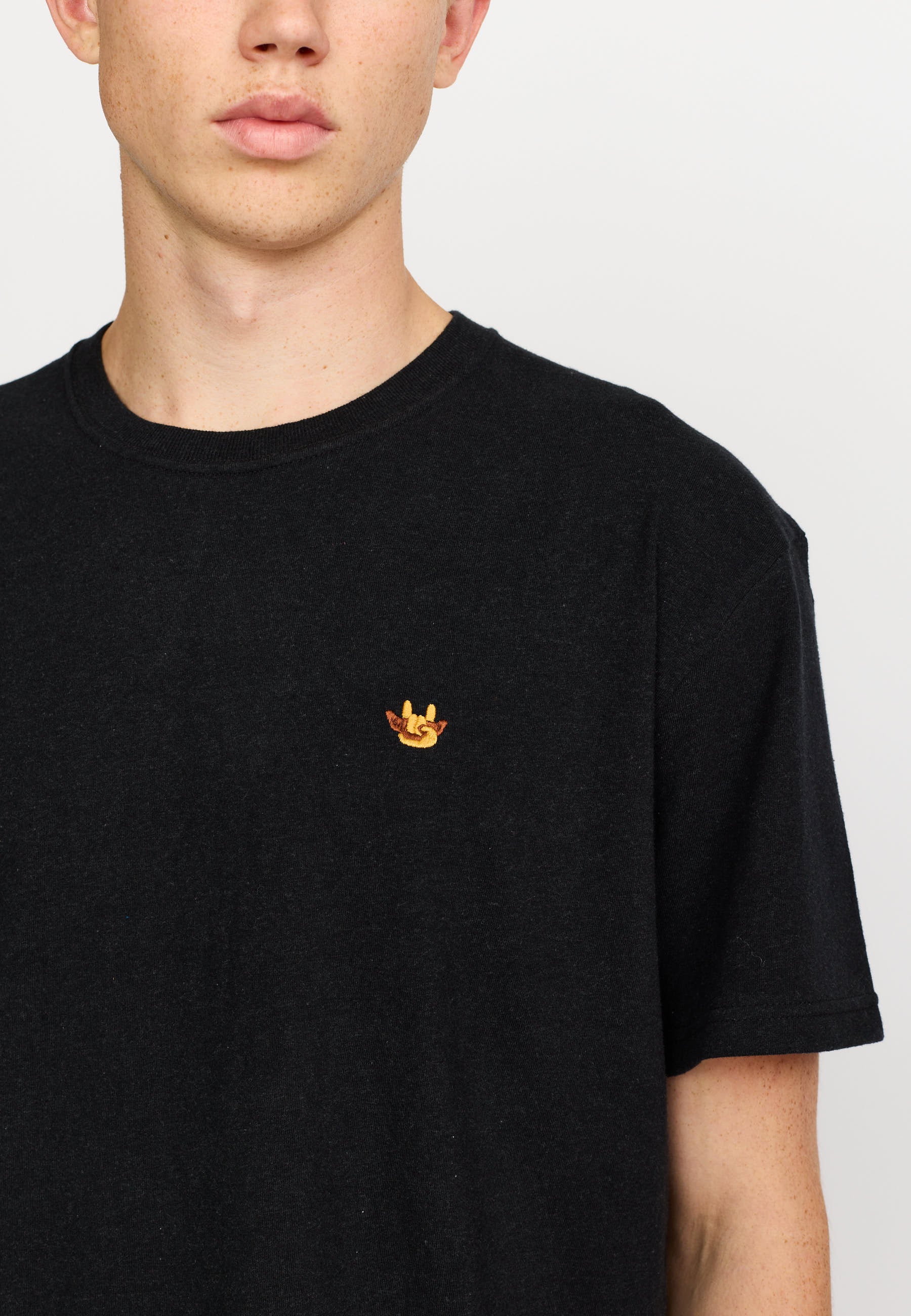 Revolution Application T-Shirt T-Shirts Black-melange