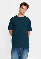 Revolution Application T-Shirt T-Shirts Darkpetrol-melange