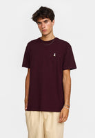 Revolution Application T-Shirt T-Shirts Burgundy-melange